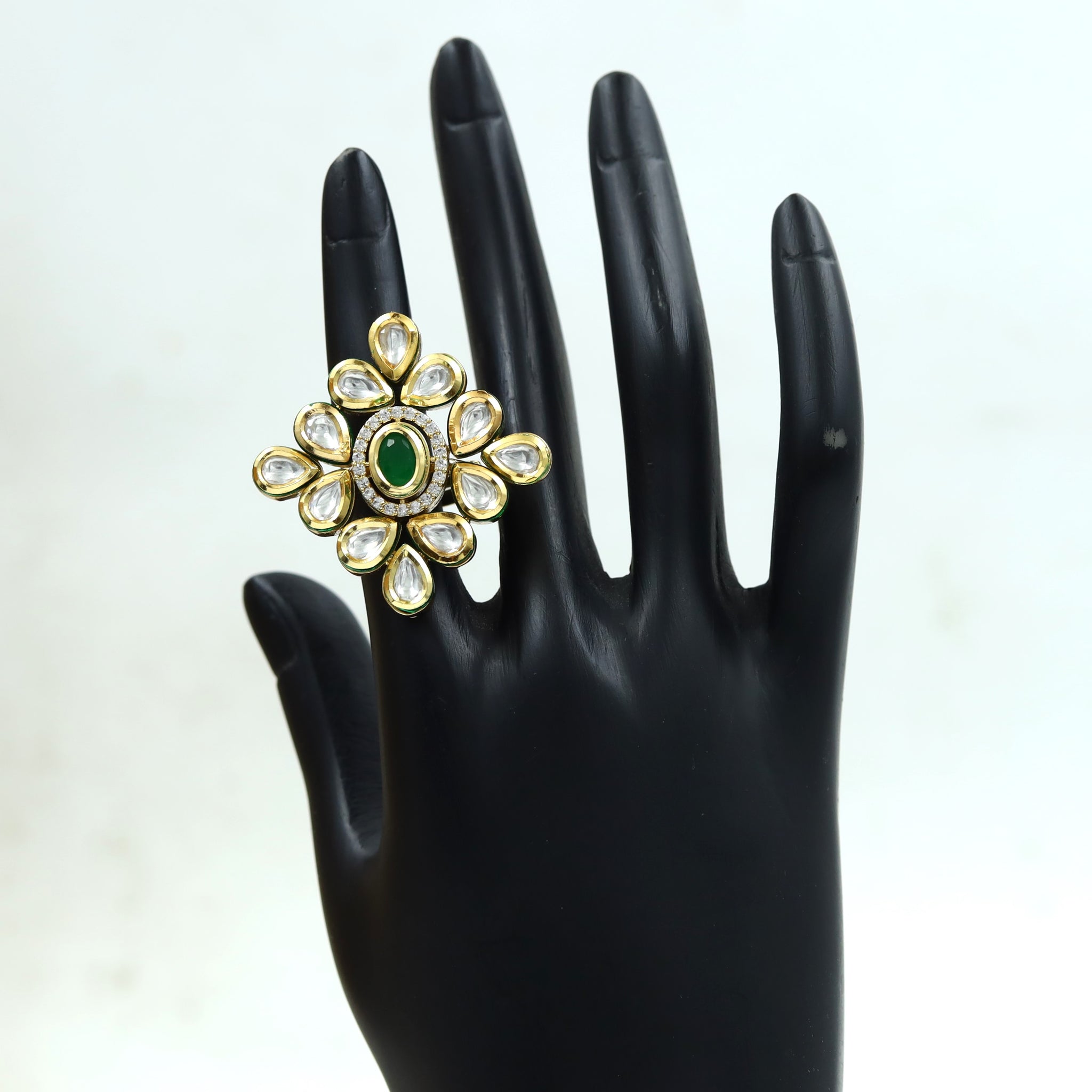 Kundan Adjustable Ring 7522-34