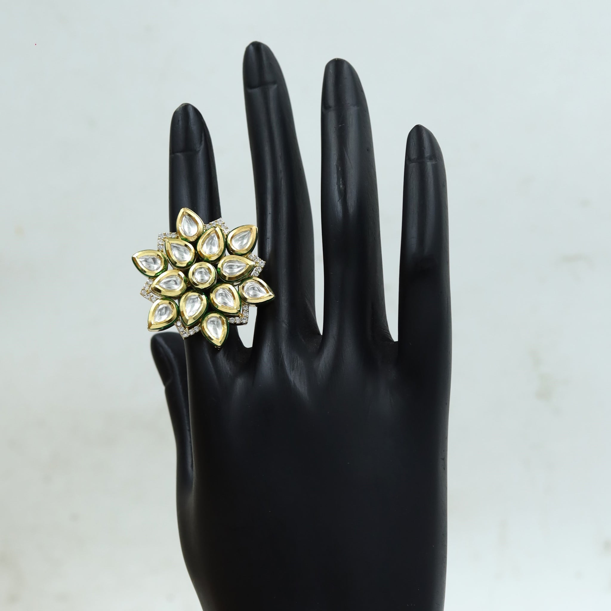 Kundan Adjustable Ring 7523-34