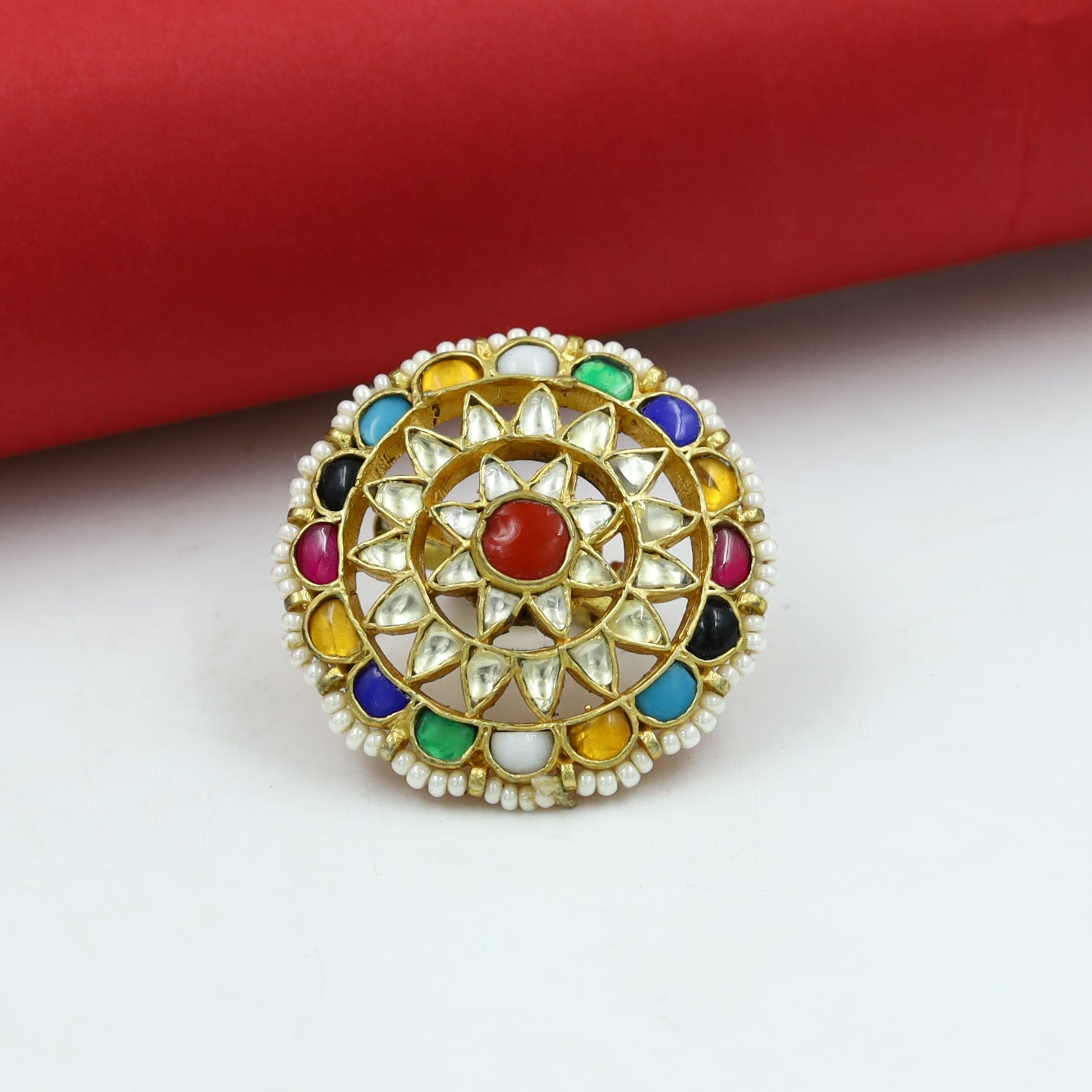 Kundan Adjustable Ring 4310-56