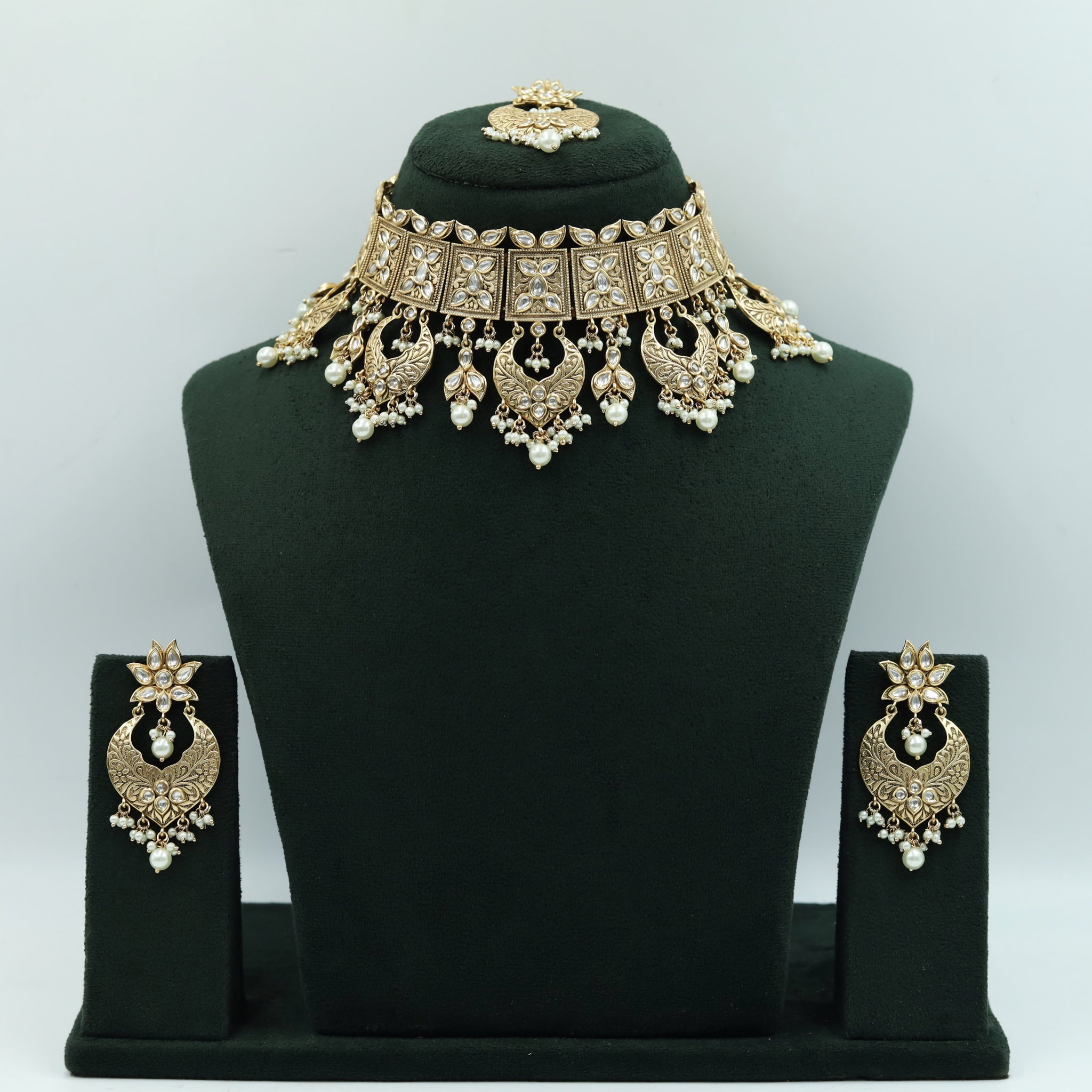 Choker Kundan Necklace Set 7290-68