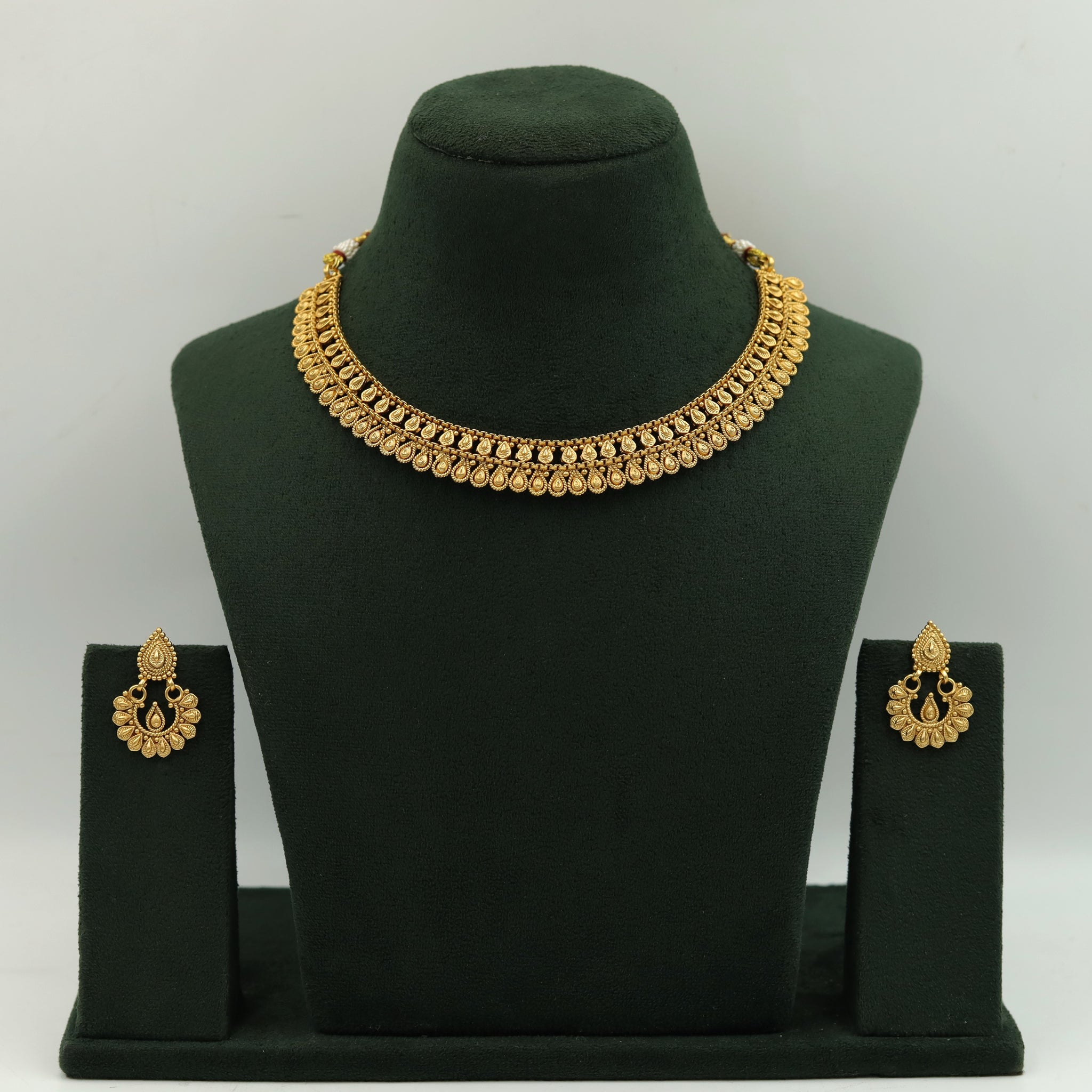 Gold Look Necklace Set 15045-33