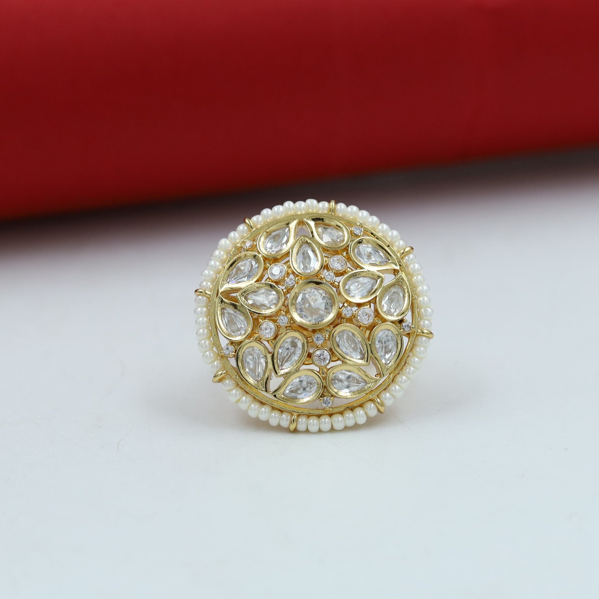 Kundan Ring 12262-28