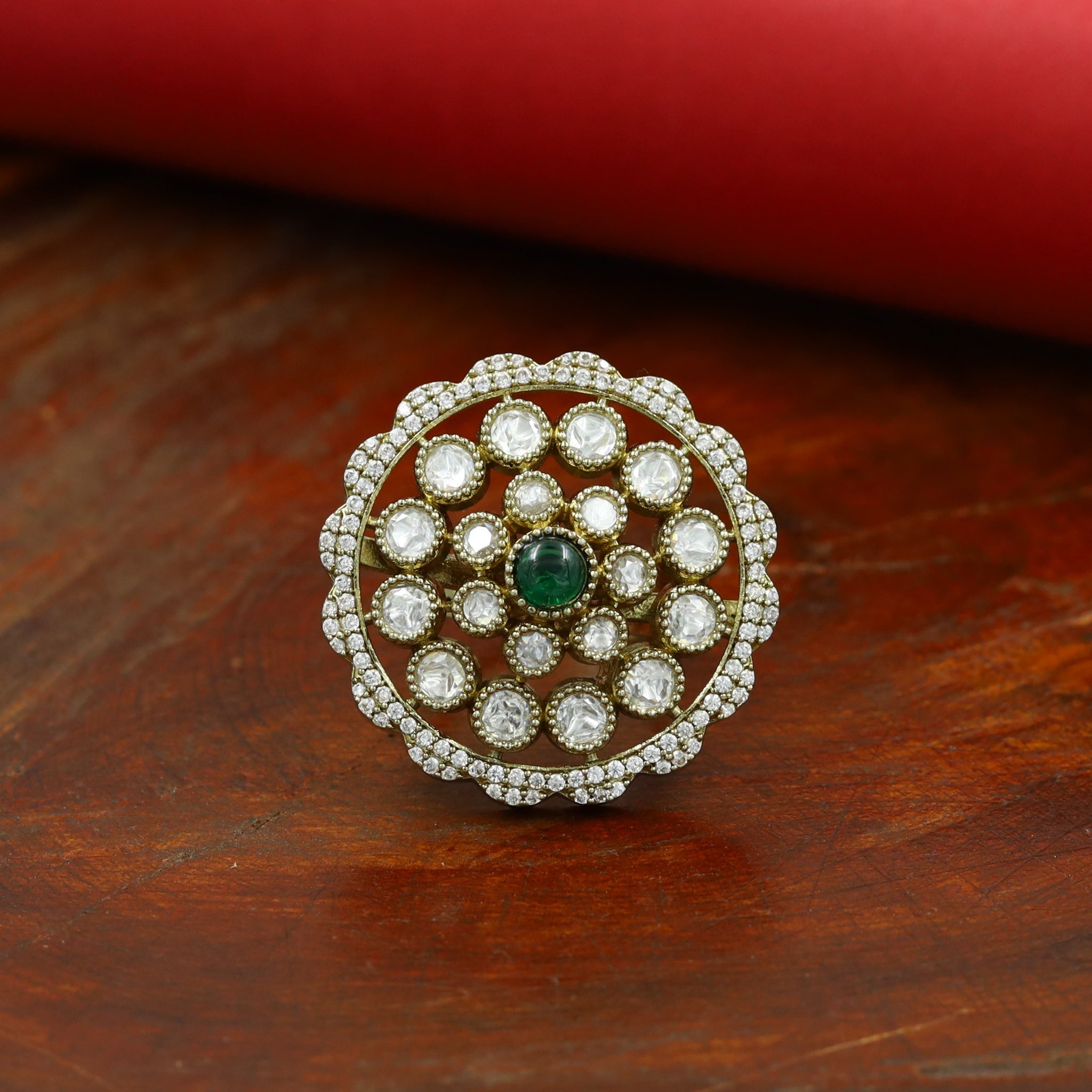 Kundan Ring 12590-28