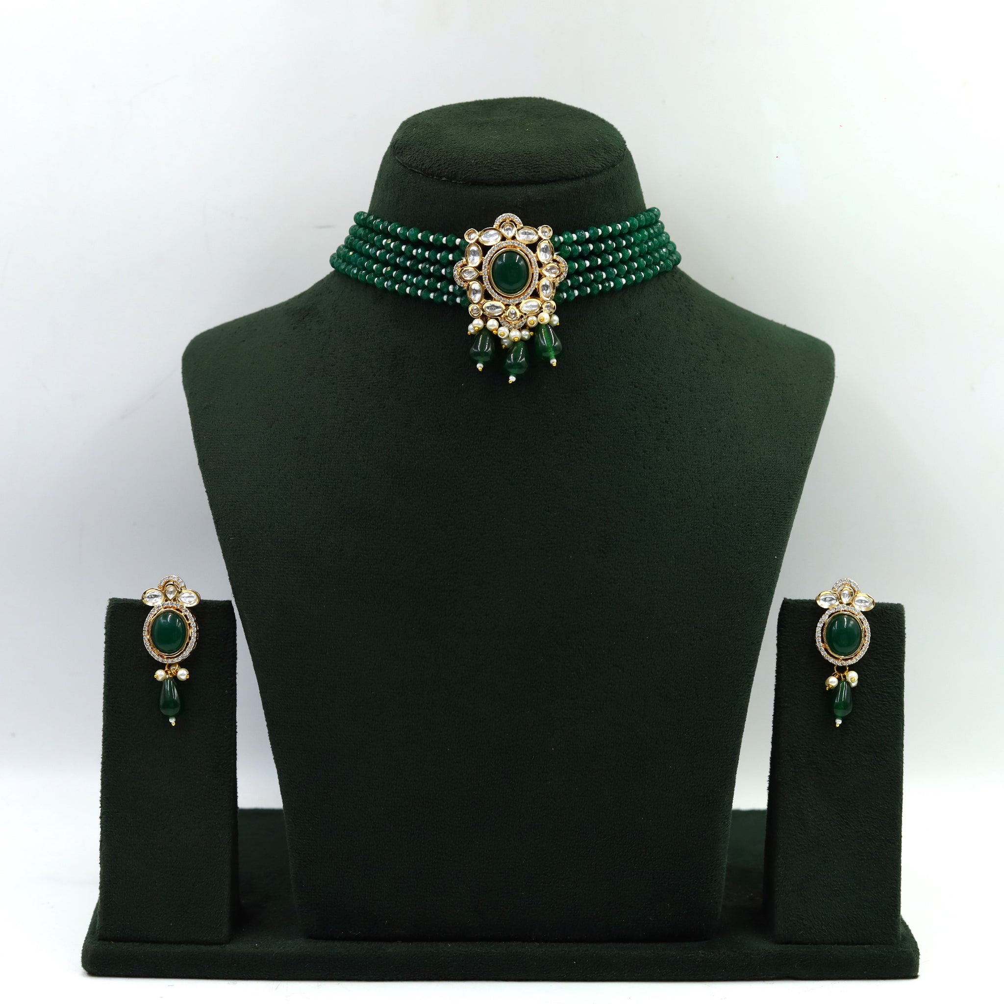 Choker Kundan Necklace Set 15497-42