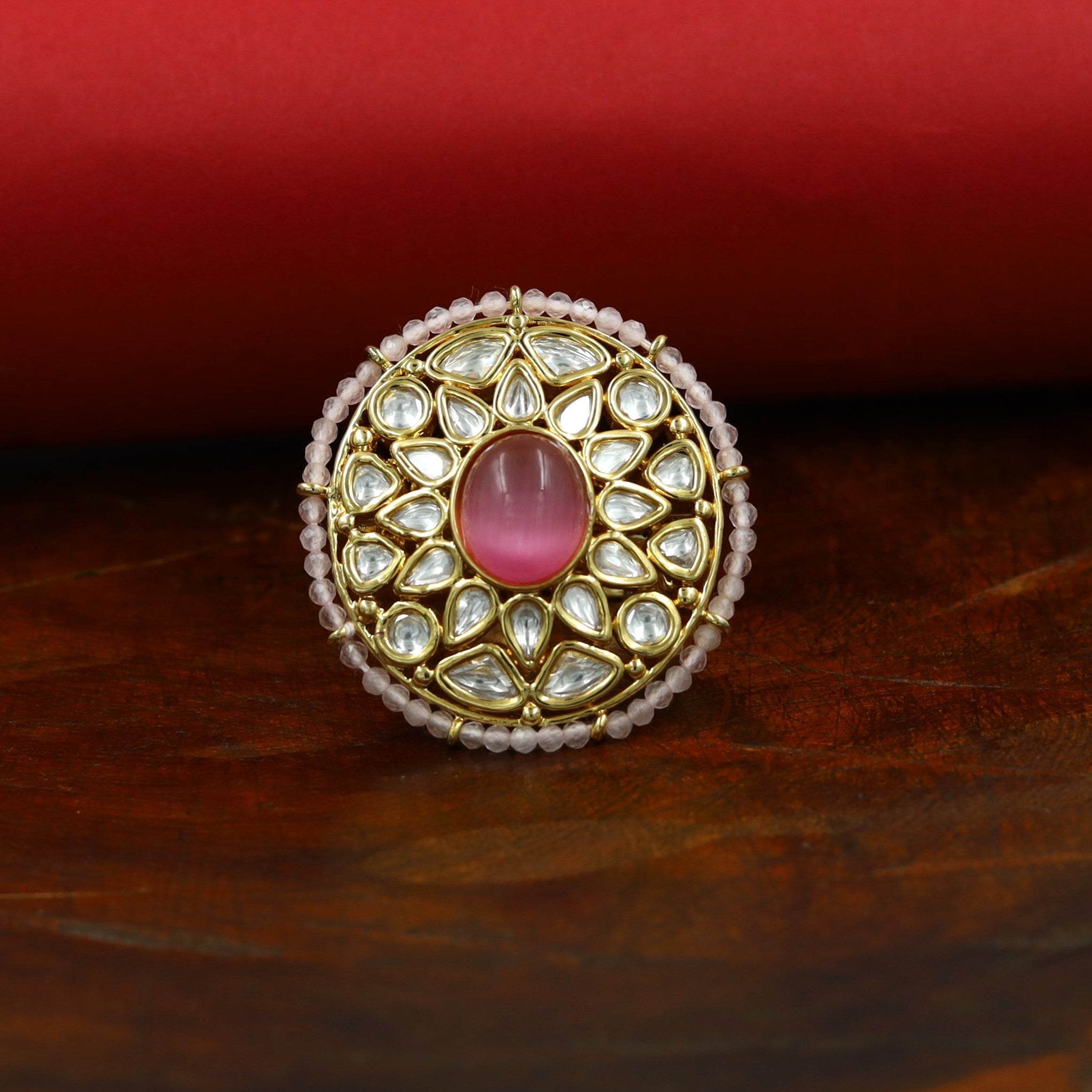 Adjustable Kundan Ring 5903-28