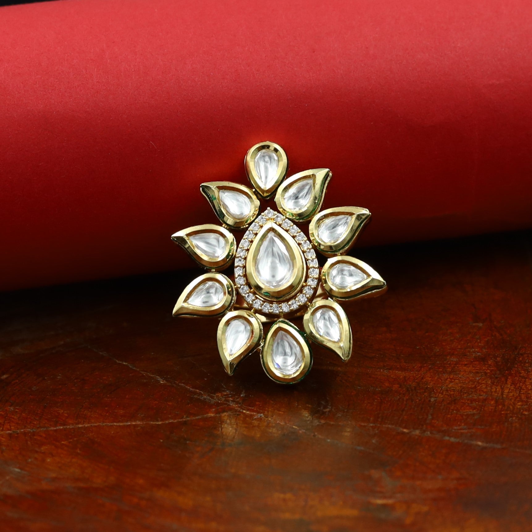 Kundan Ring 13029-34