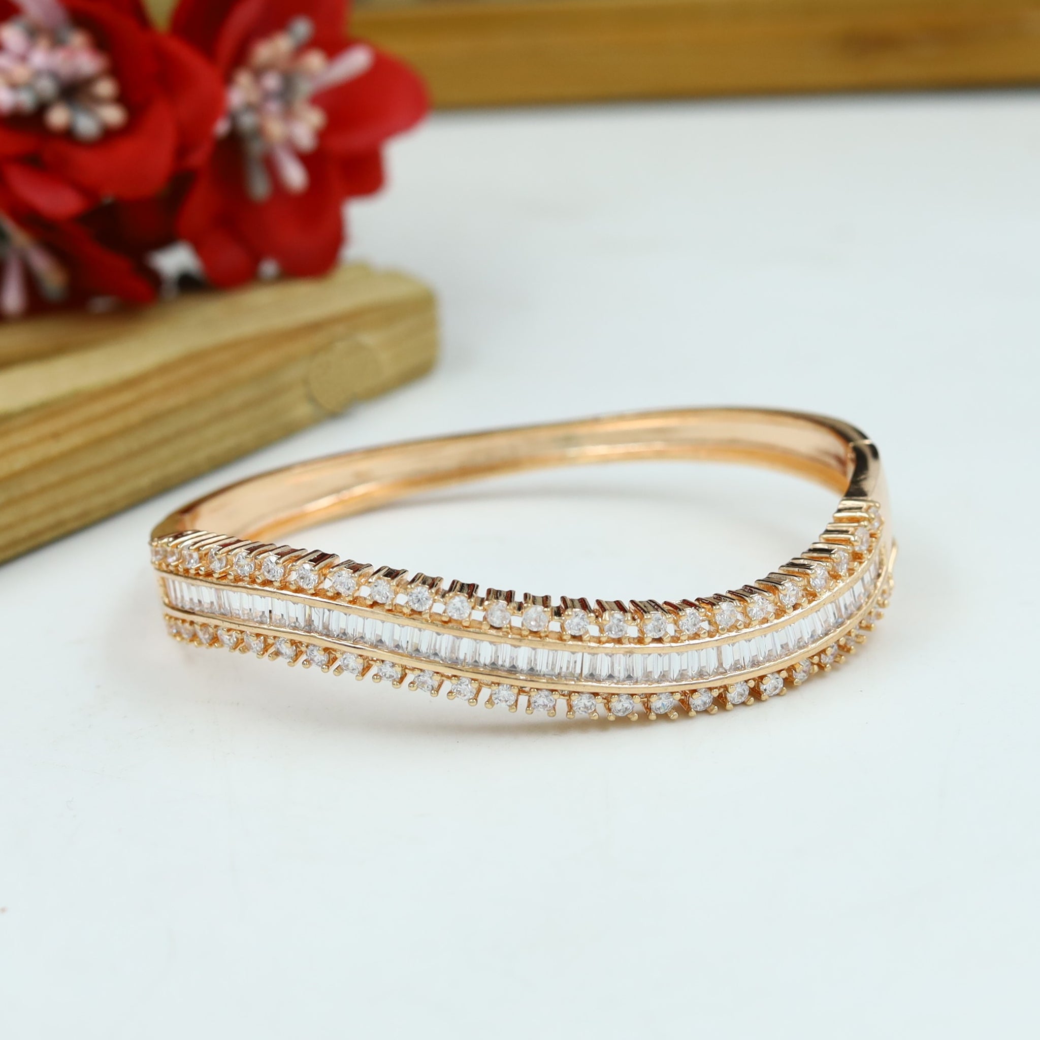 Zircon/AD Bracelet 6136-08