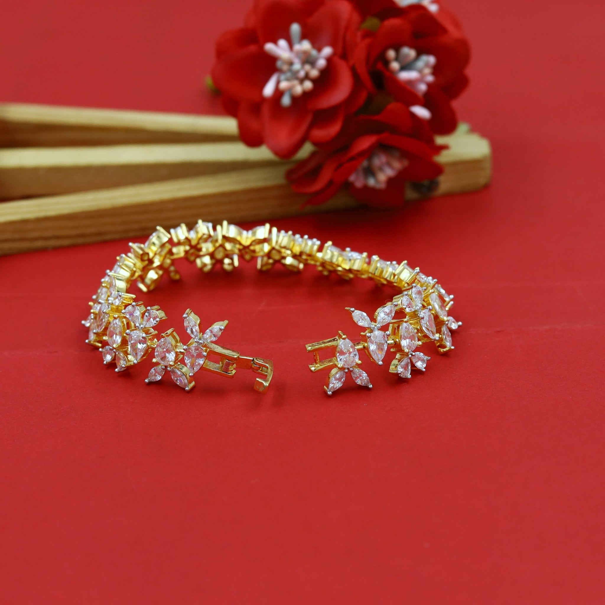 Zircon/AD Bracelet 14880-08