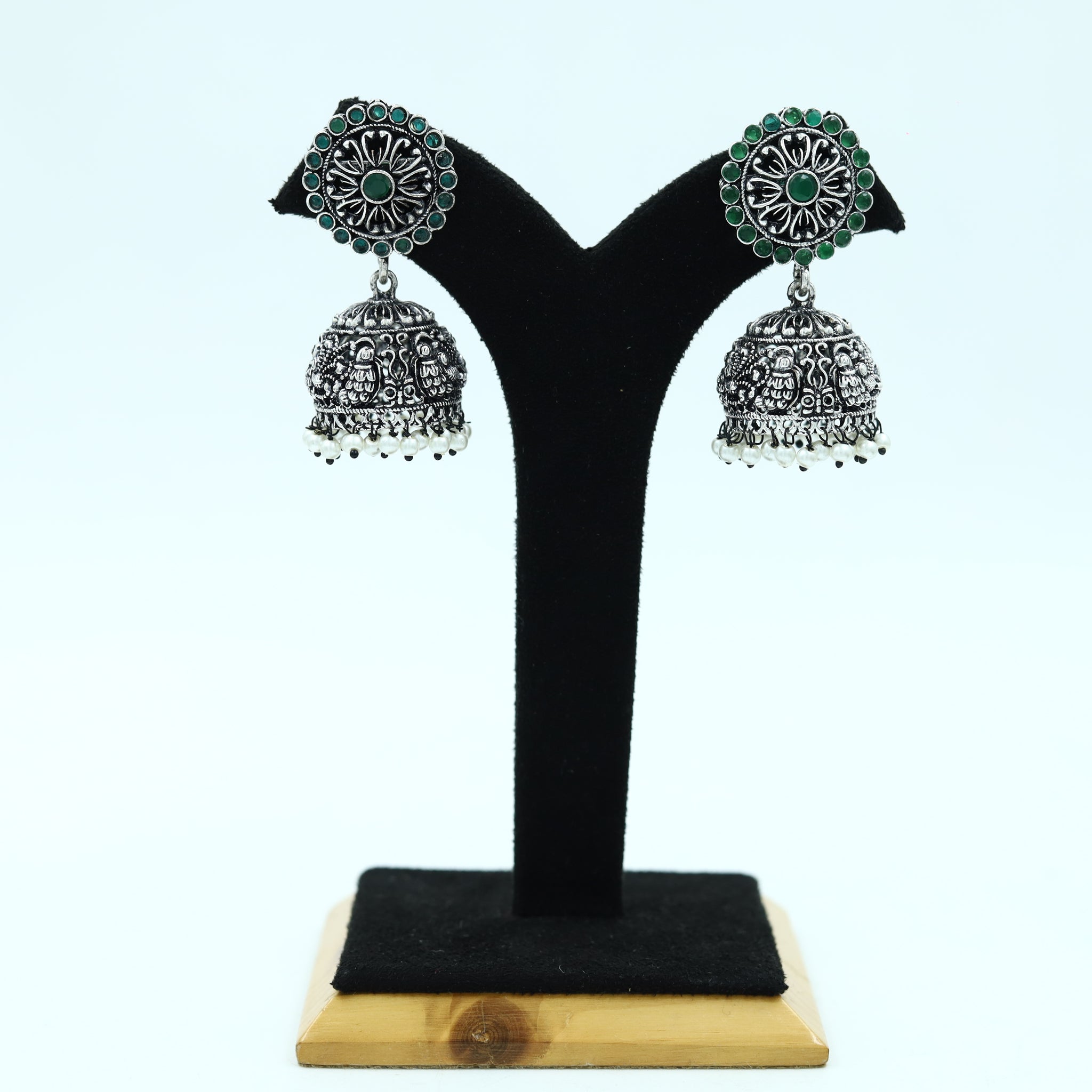 Jhumki Oxidized Earring 13191-33