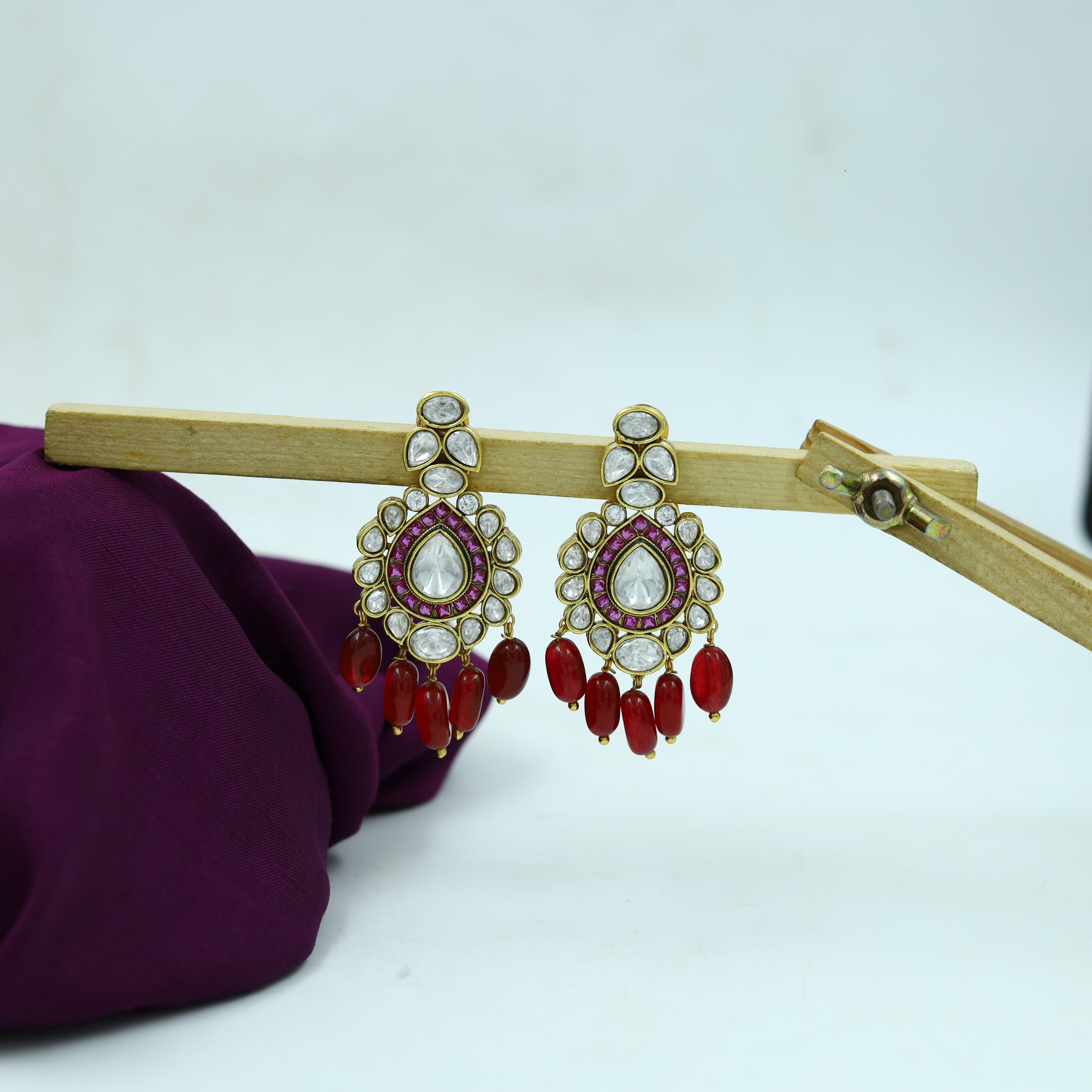 Choker Polki Necklace Set 14894-21