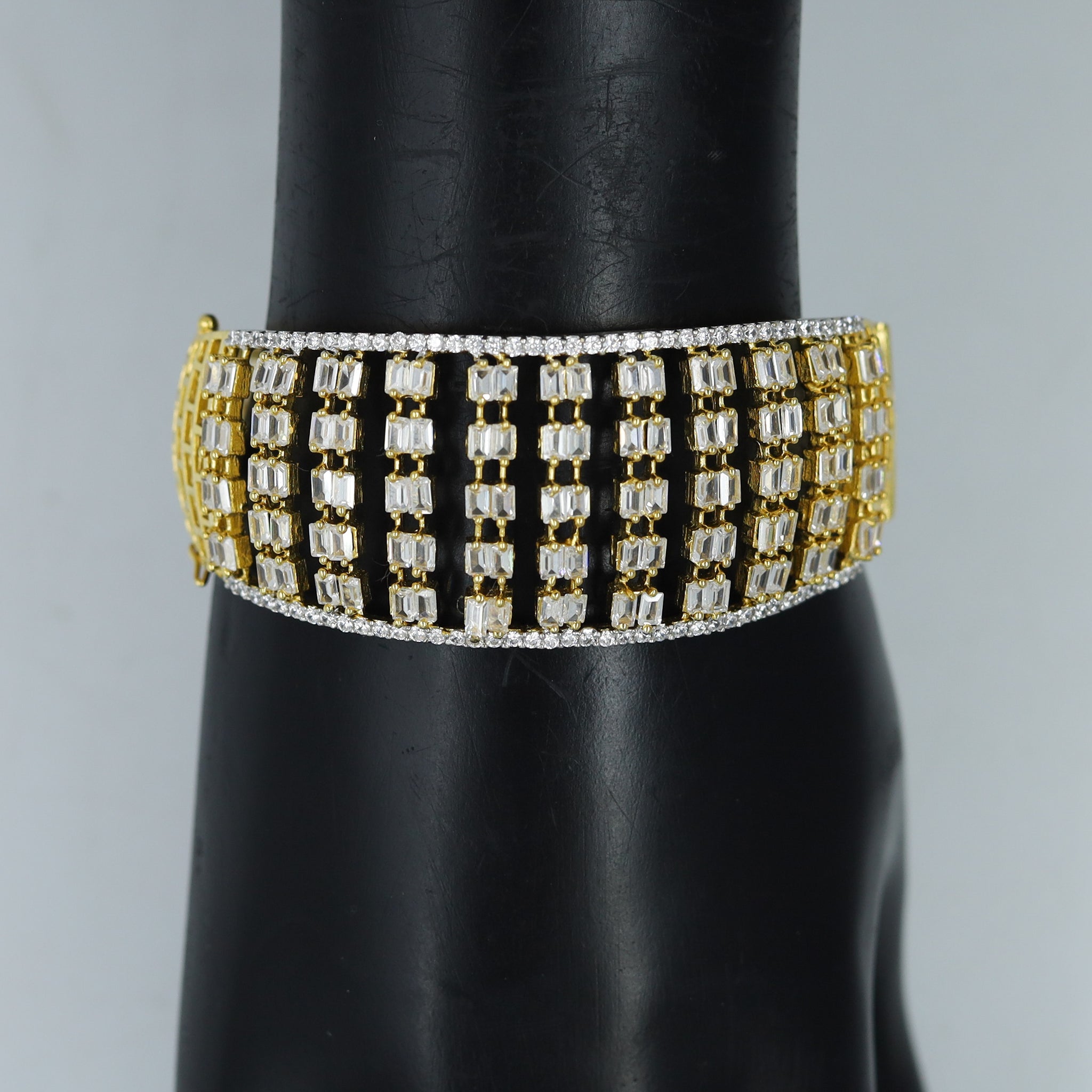 Gold Plated Zircon/AD Bracelet 5702-9767