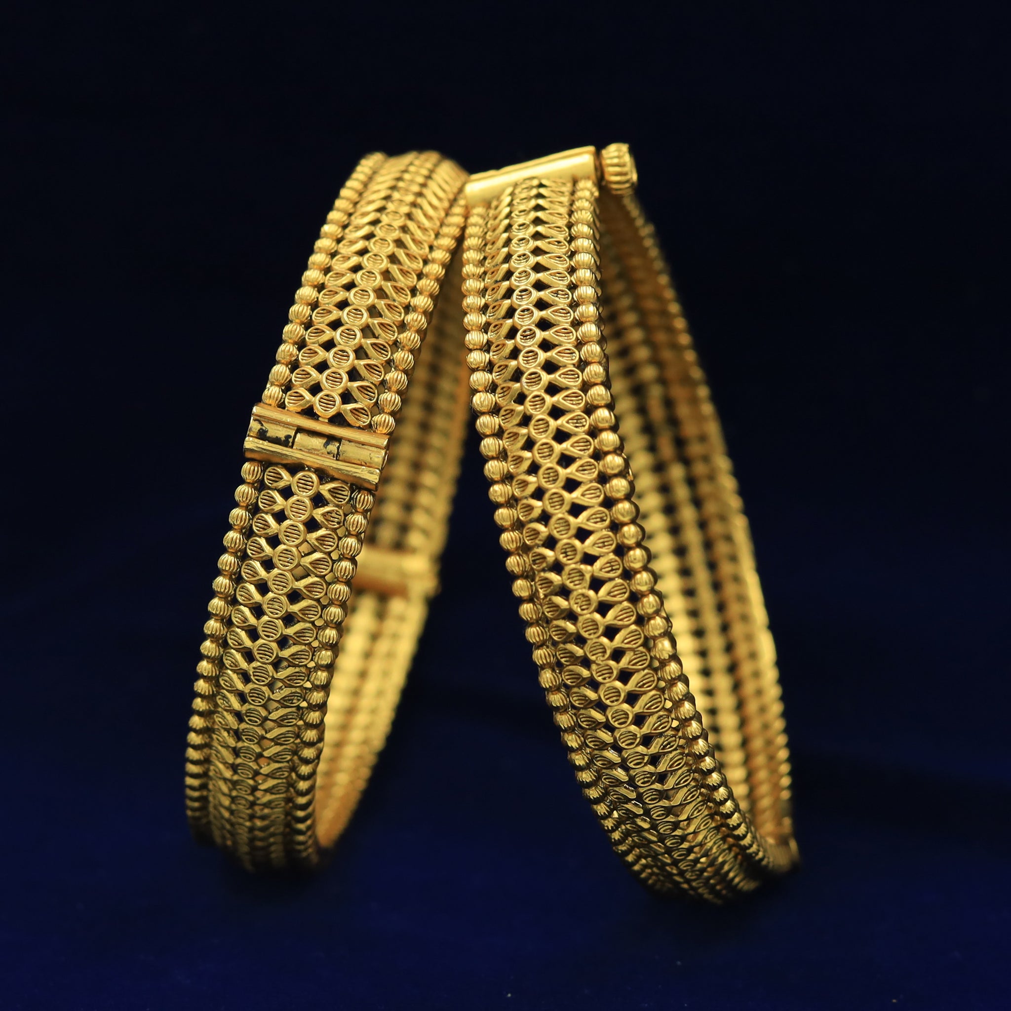 Antique Gold Finish Bangles/Kada 13467-28