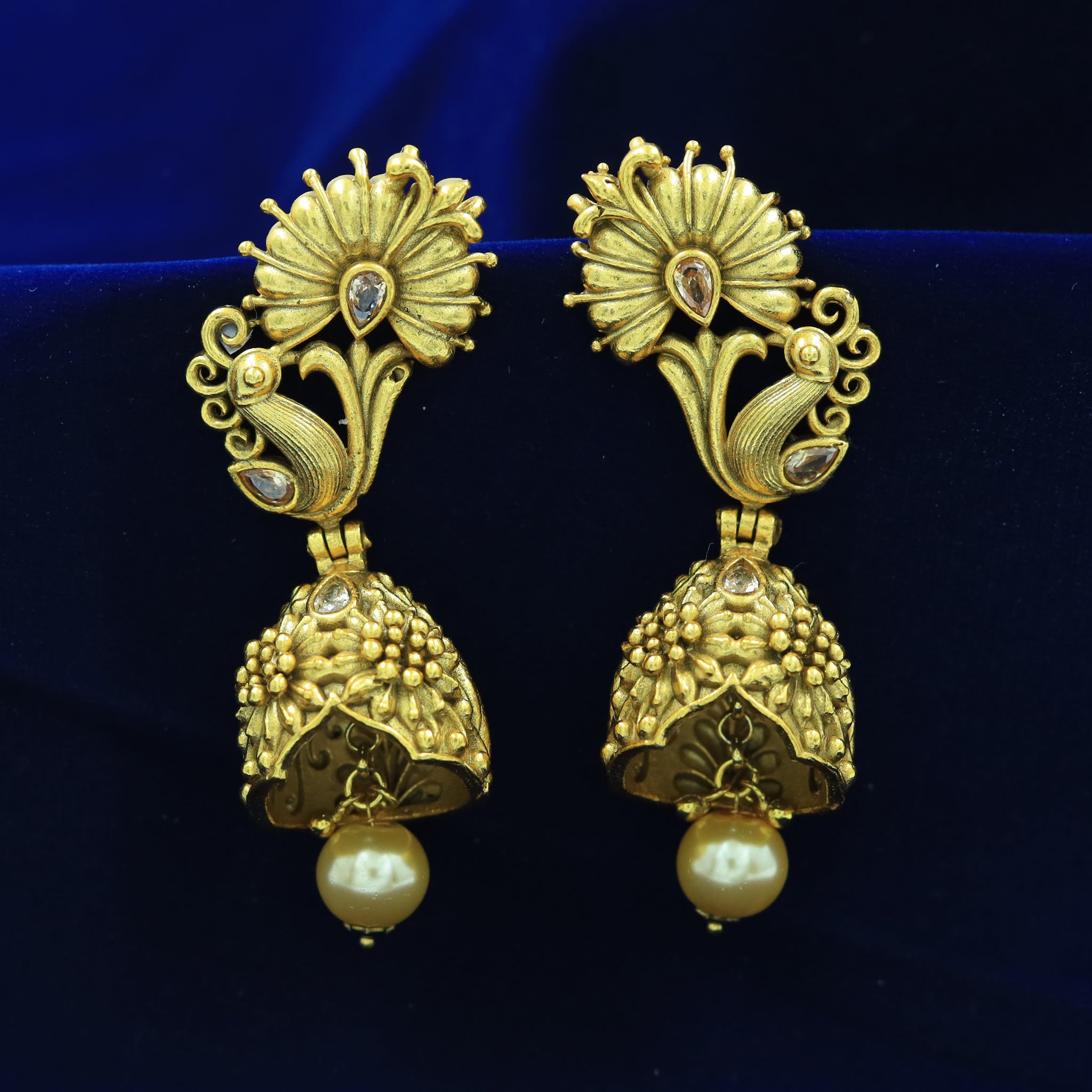 Champagne Gold Look Jhumki 4468-8533