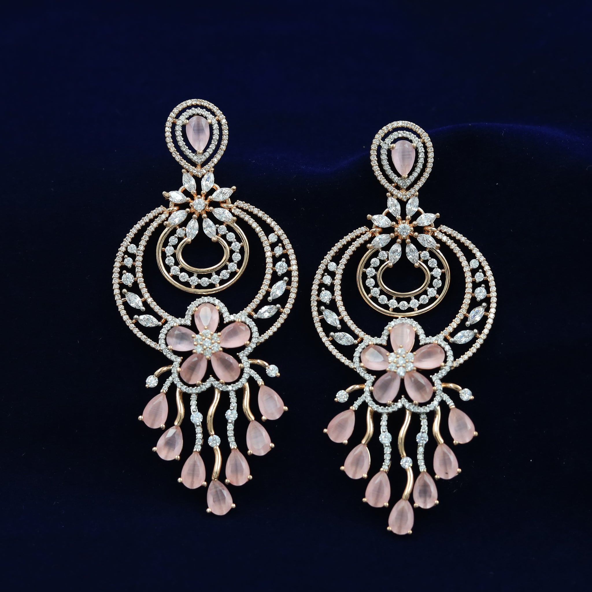 Zircon/AD Designer Chandbali 1104-69