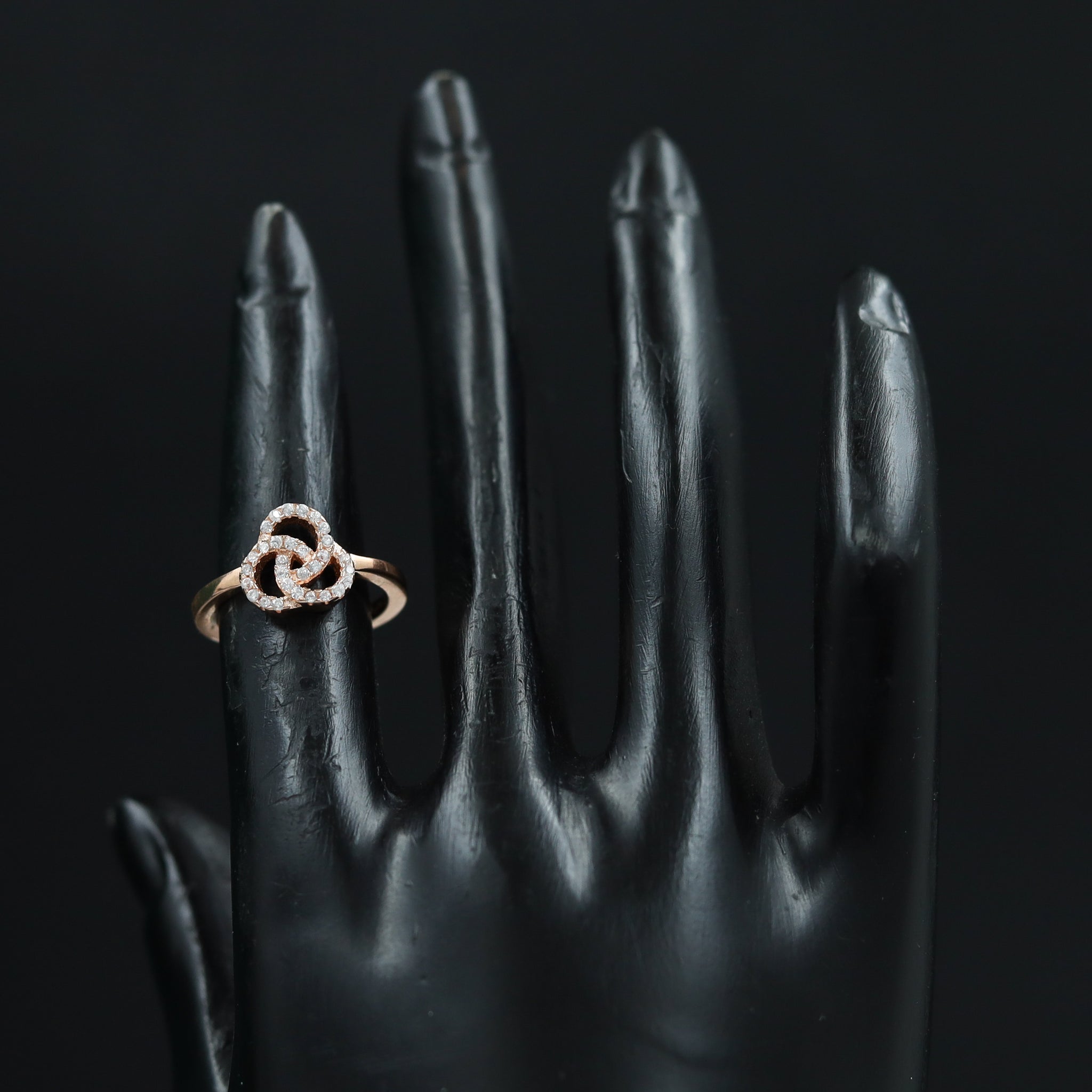 Rose Gold Silver Ring