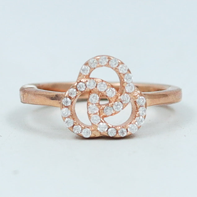 Rose Gold Silver Ring