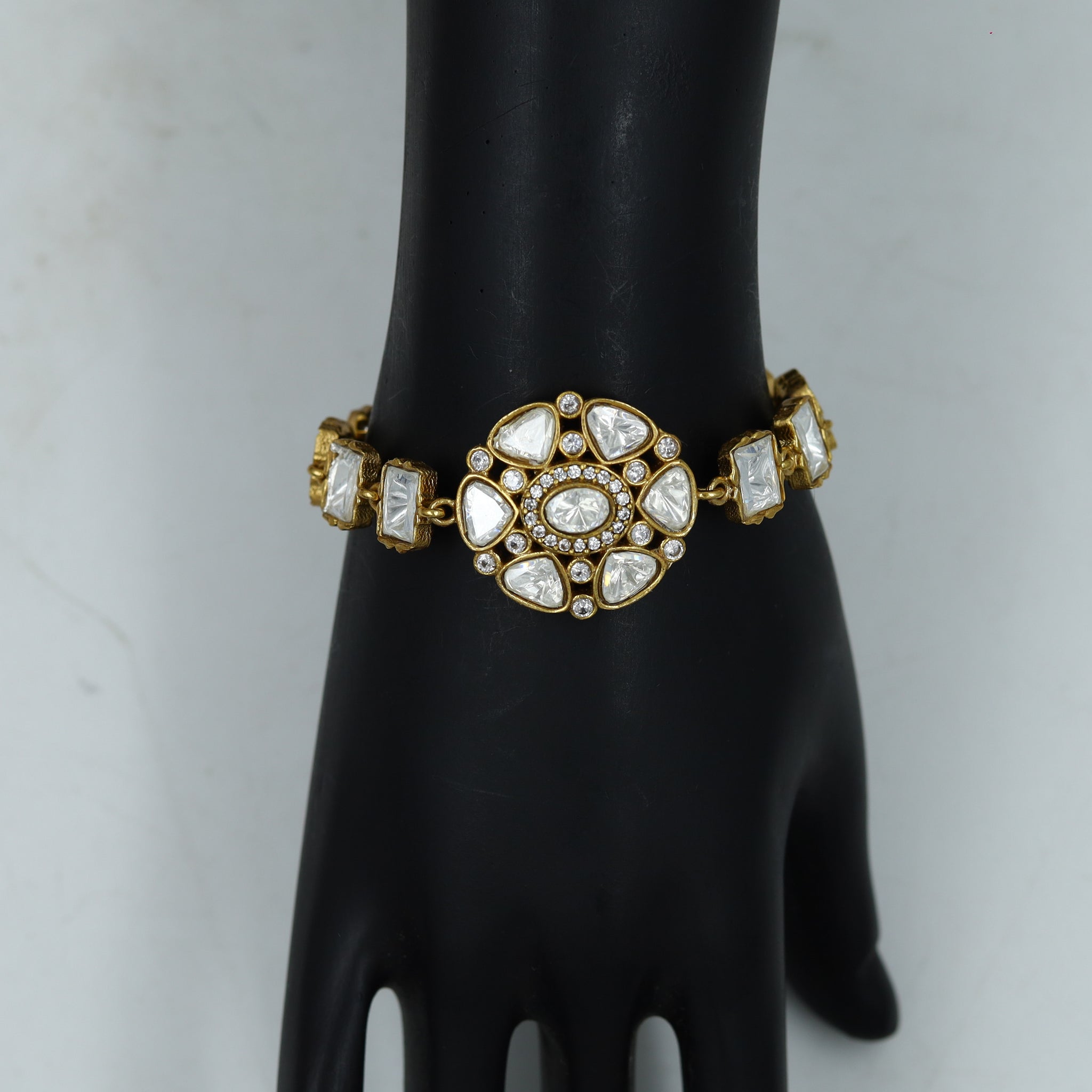 Moissanite Kundan Bracelet 15075-87