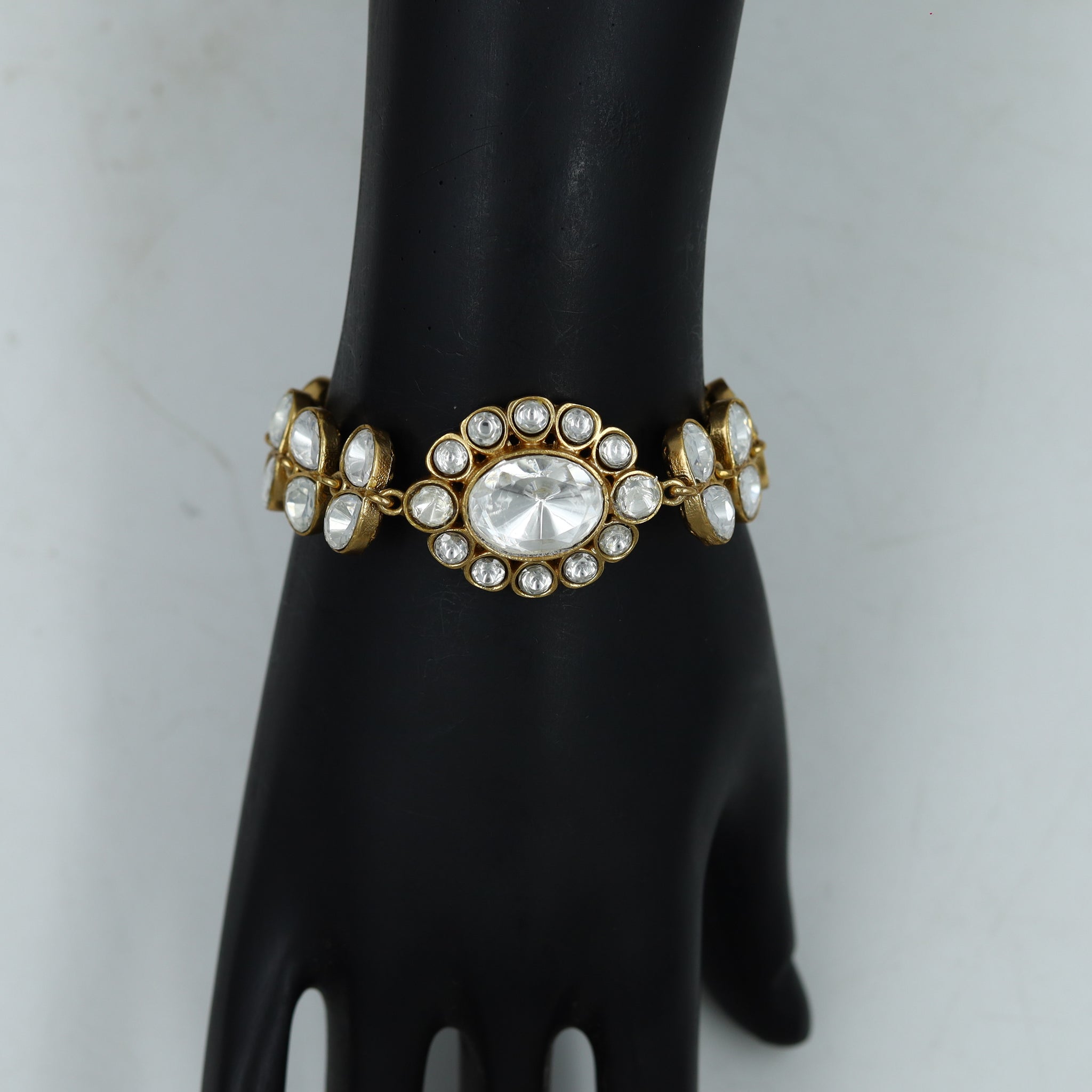 Moissanite Kundan Bracelet 15077-87