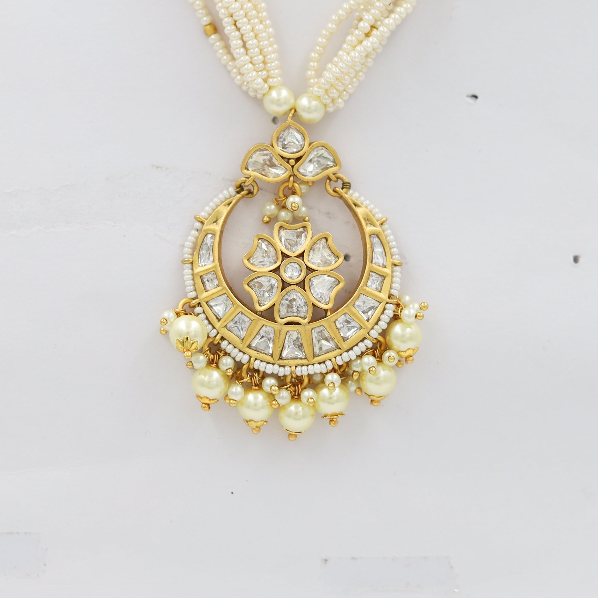 Medium Kundan Pendant Set 6358-28