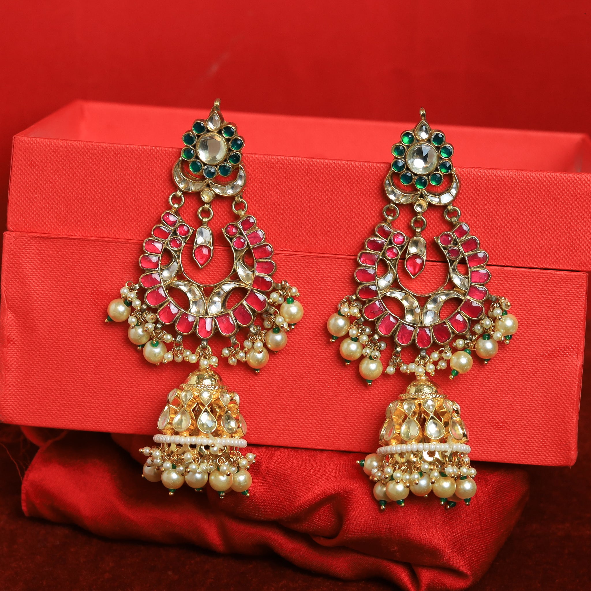 Jhumki Kundan Earring 4319-56