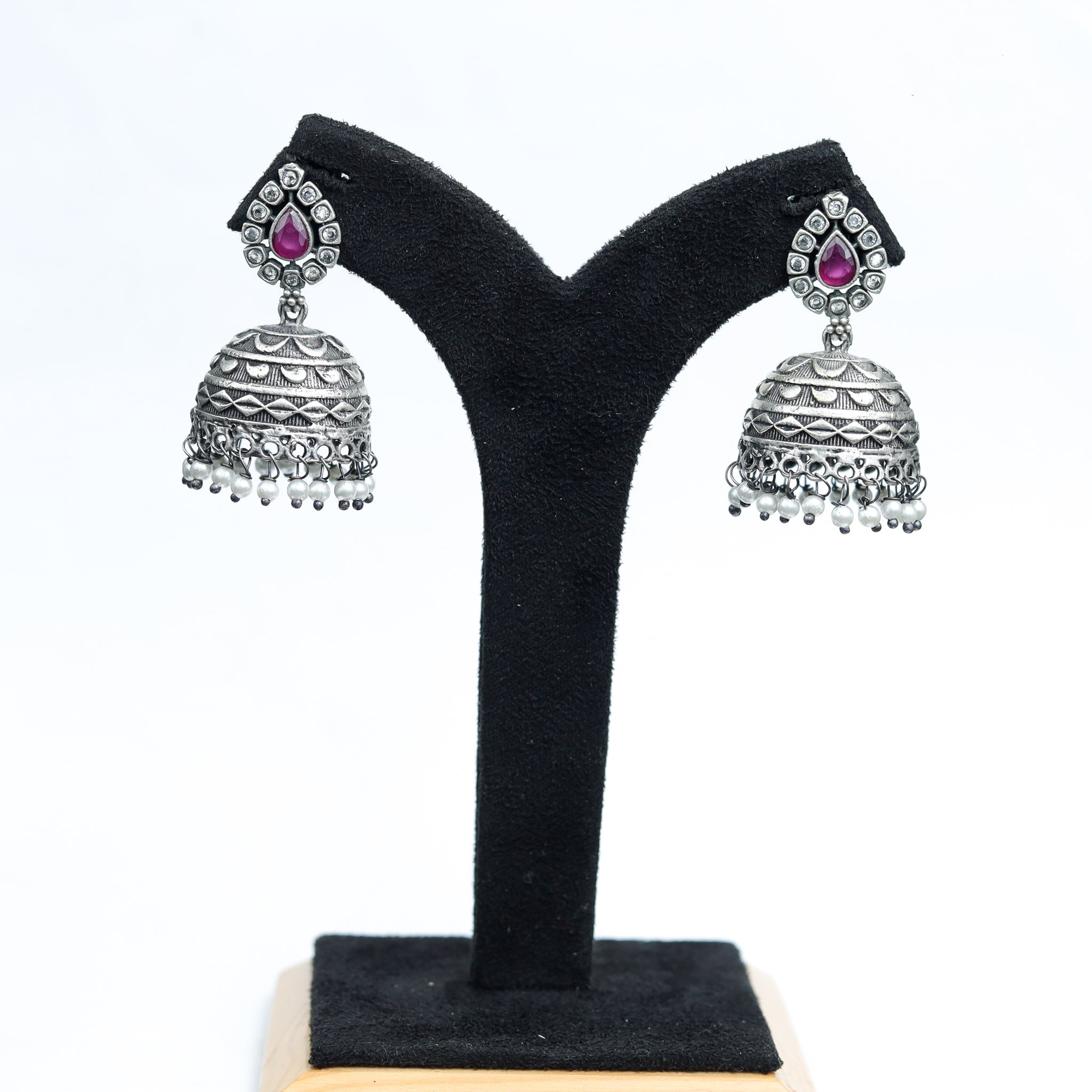 Jhumki Oxidized Earring 6950-28