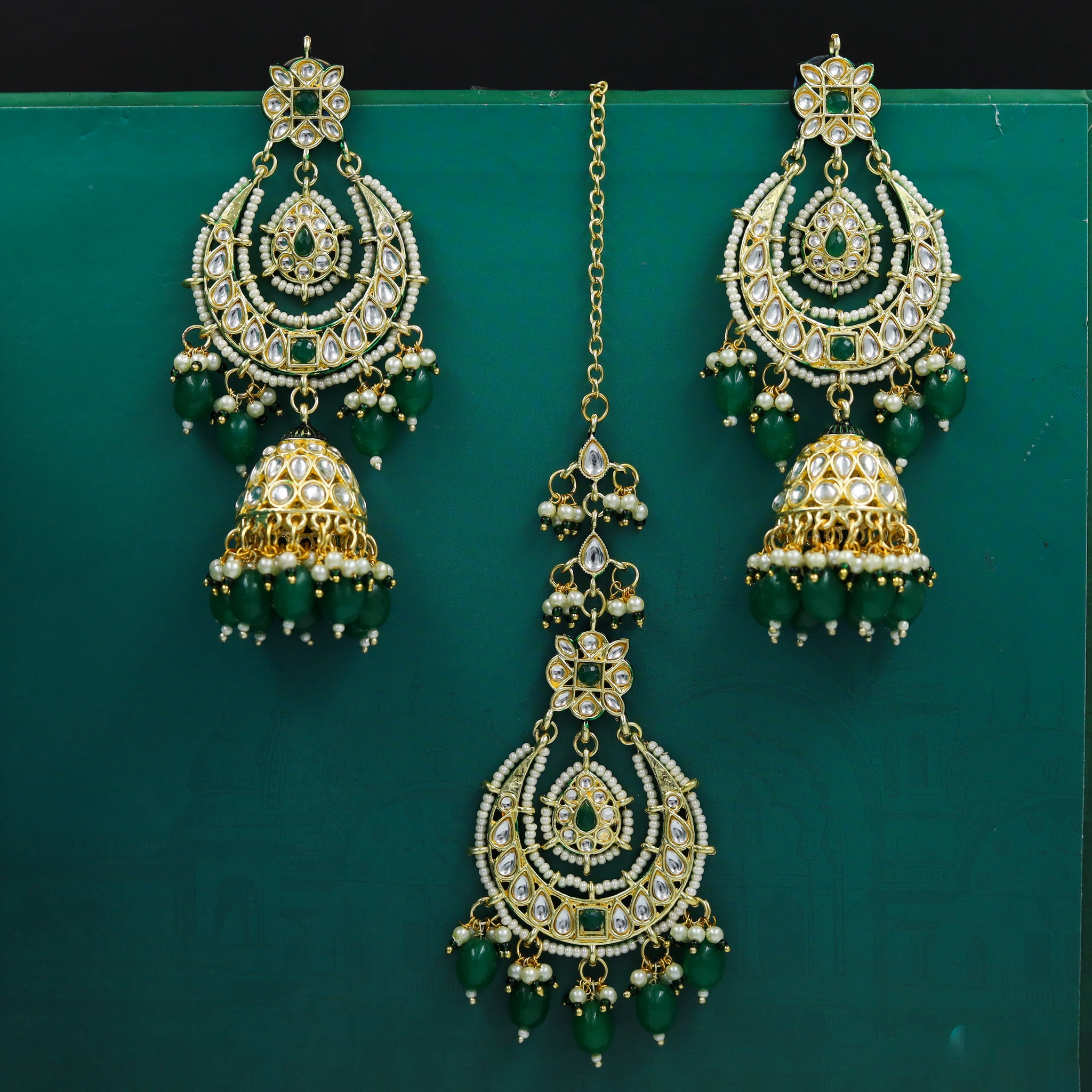 Jhumki Kundan Earring 6878-28