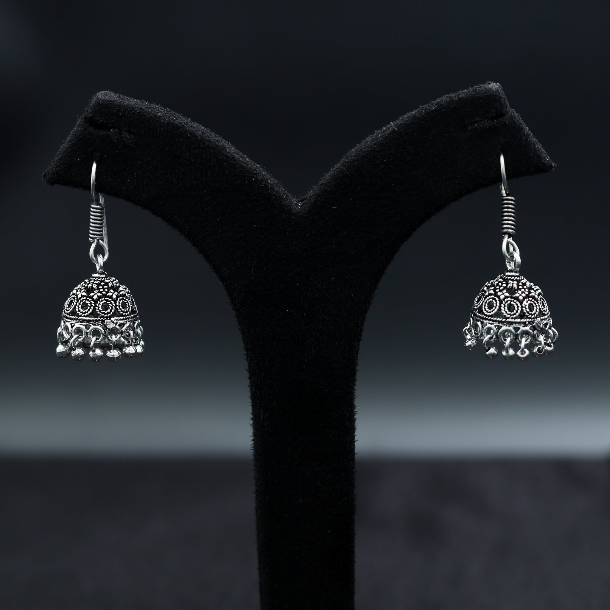 Jhumki Oxidized Earring 7645-82