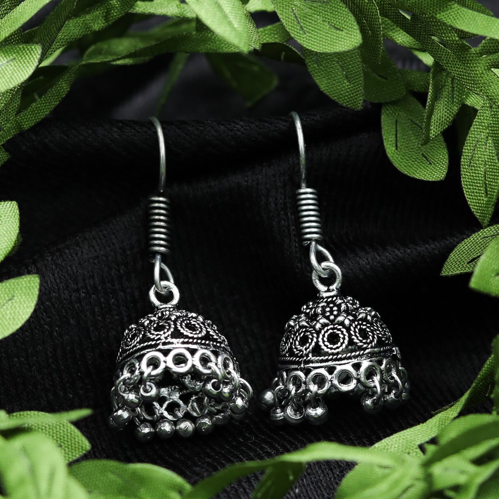 Jhumki Oxidized Earring 7645-82