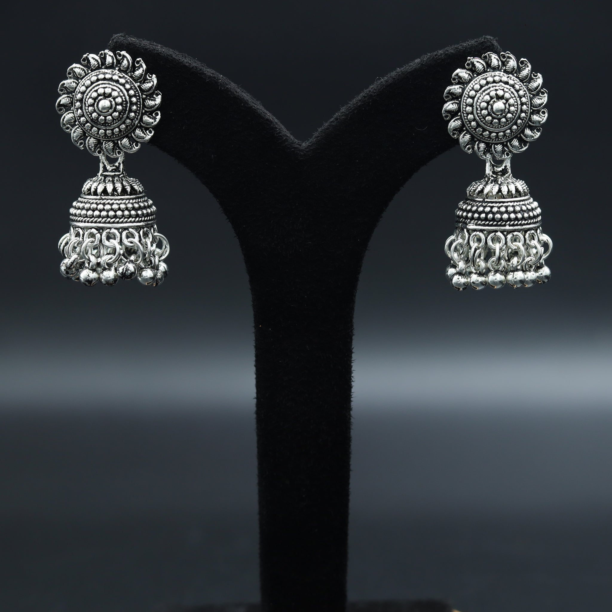 Jhumki Oxidized Earring 7659-82