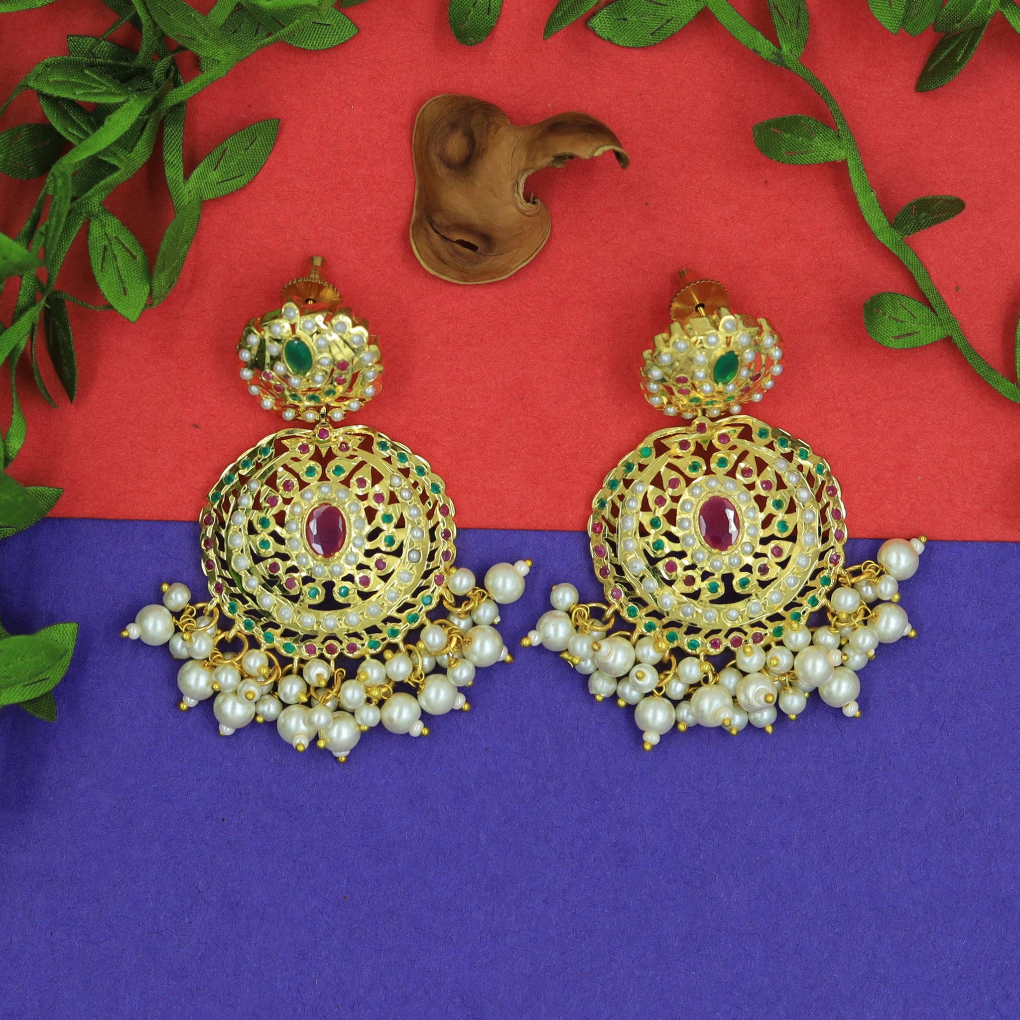 Danglers Jadau Earring 15997-65