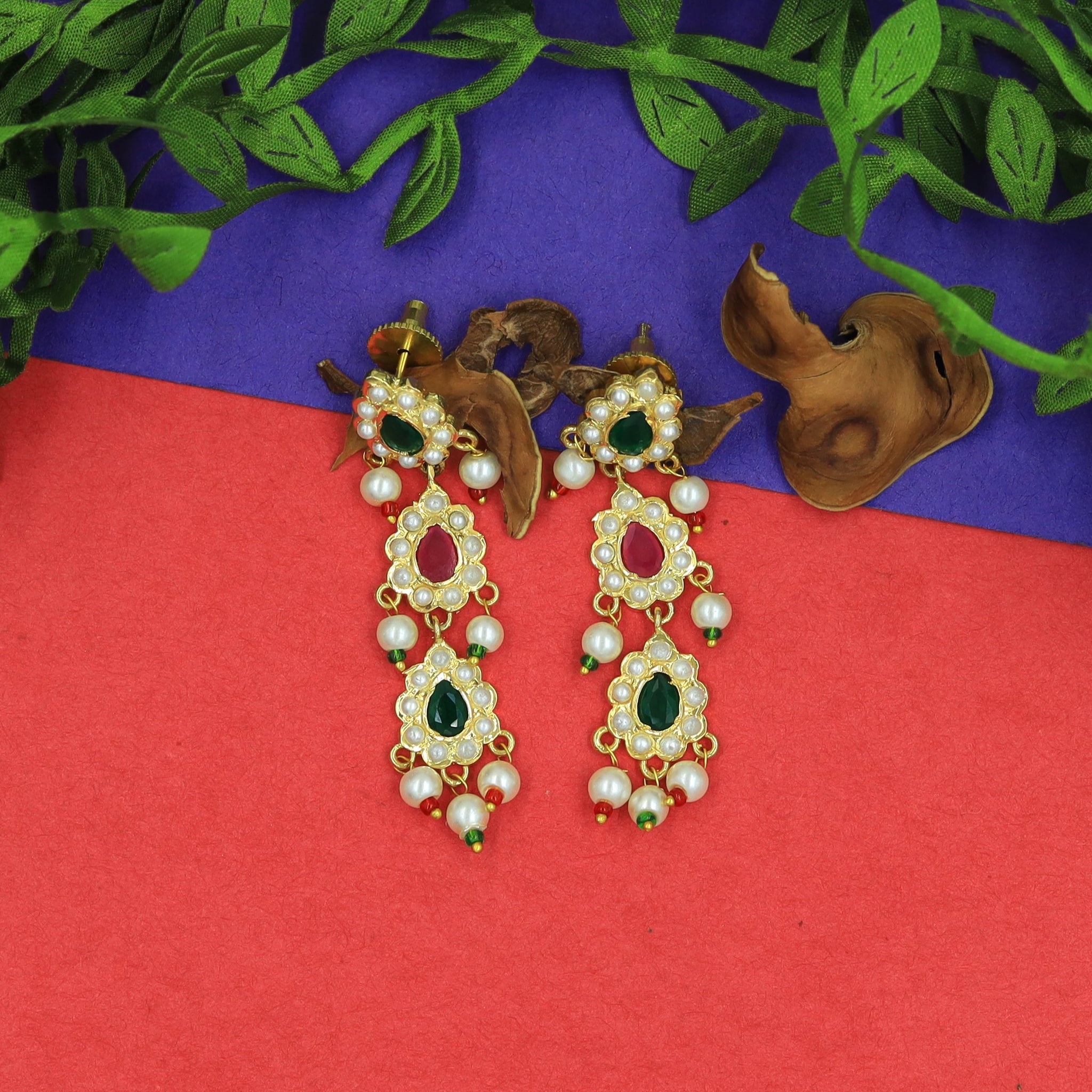 Danglers Jadau Earring 15992-65