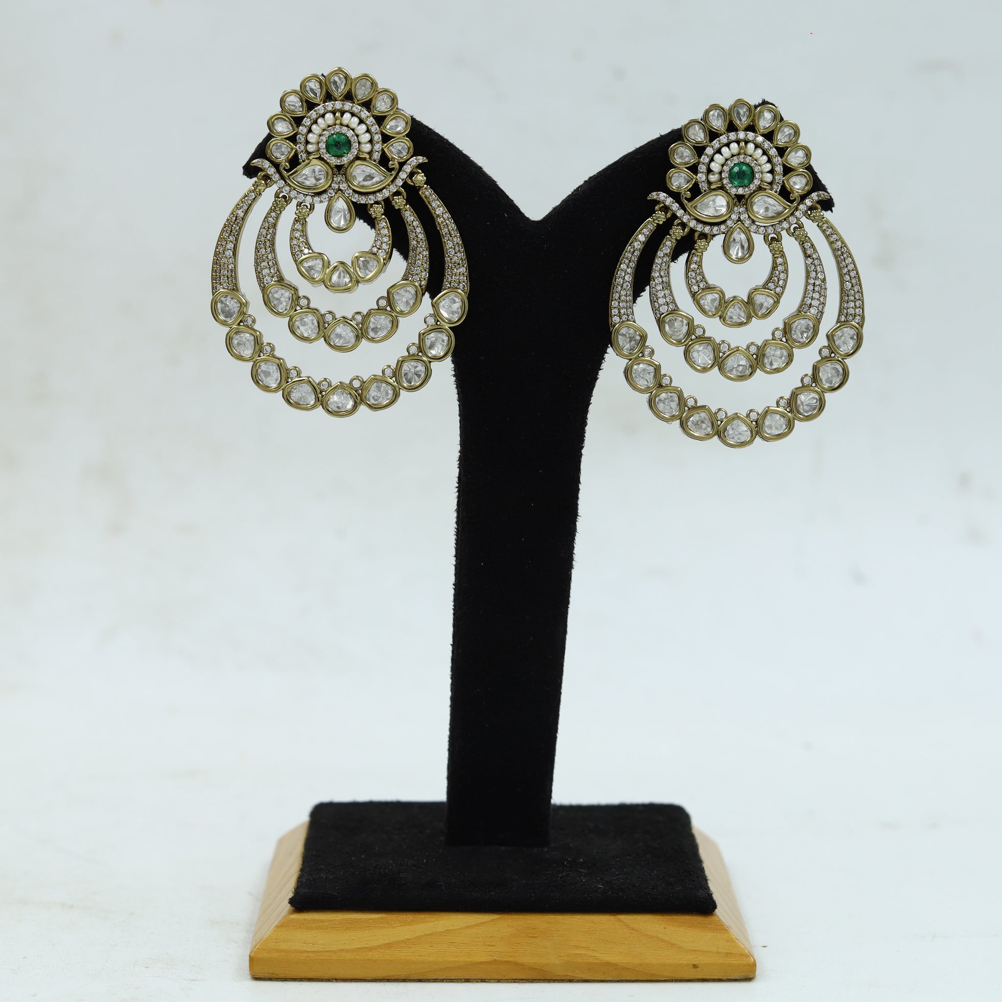 Chandbali Kundan Earring 15235-68