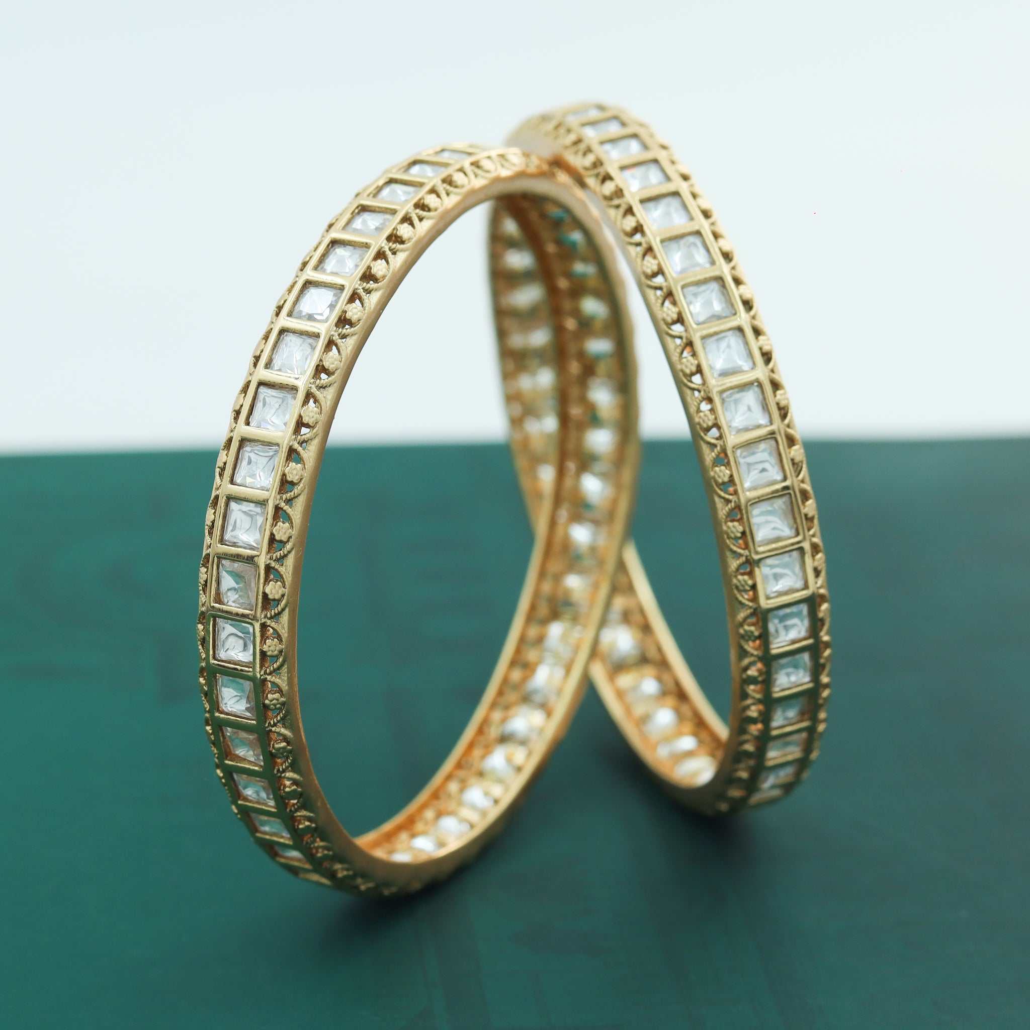 Kundan Bangles/Kada 6276-4