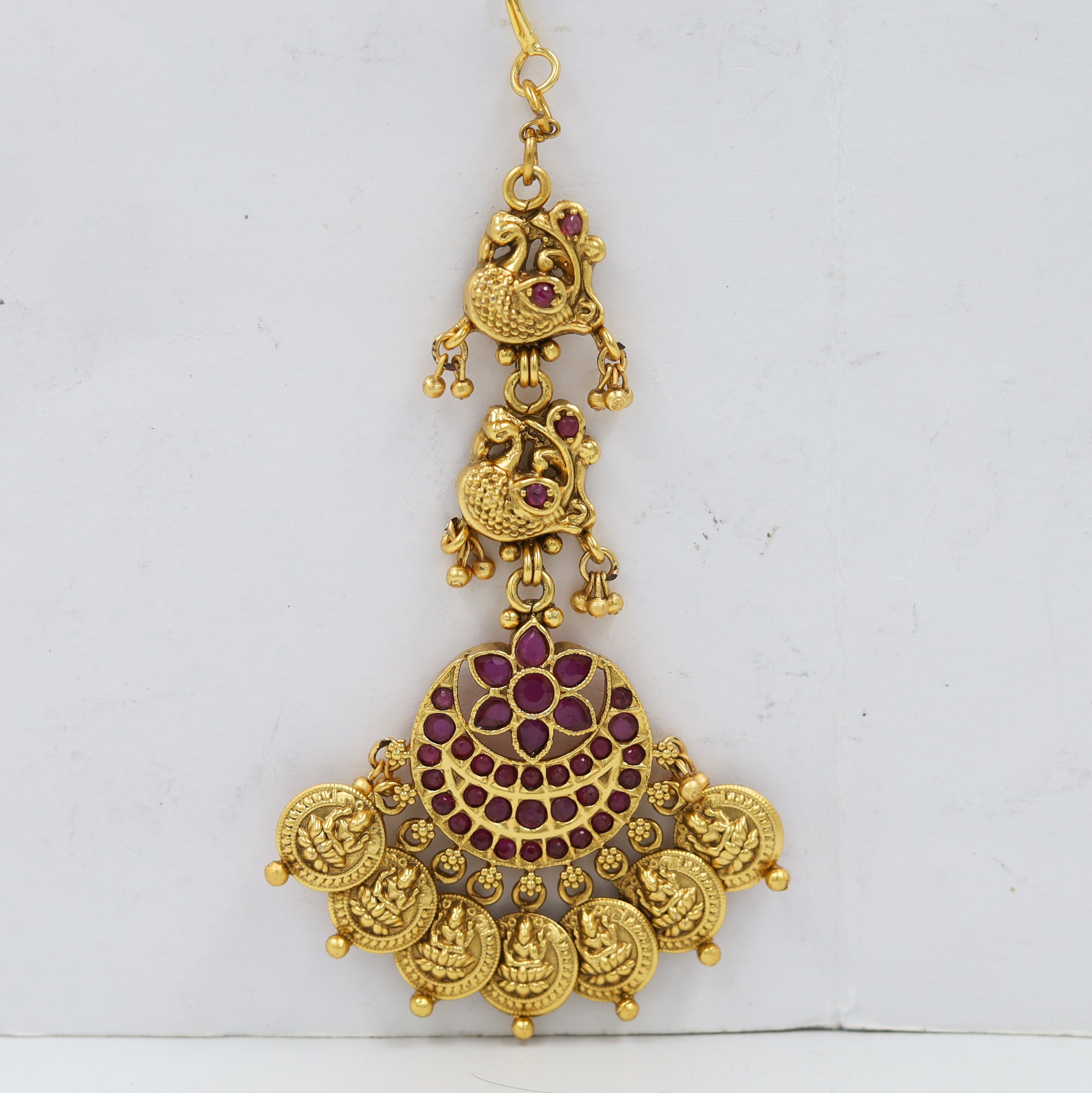 Antique Gold Finish Maang tikka 8310-100