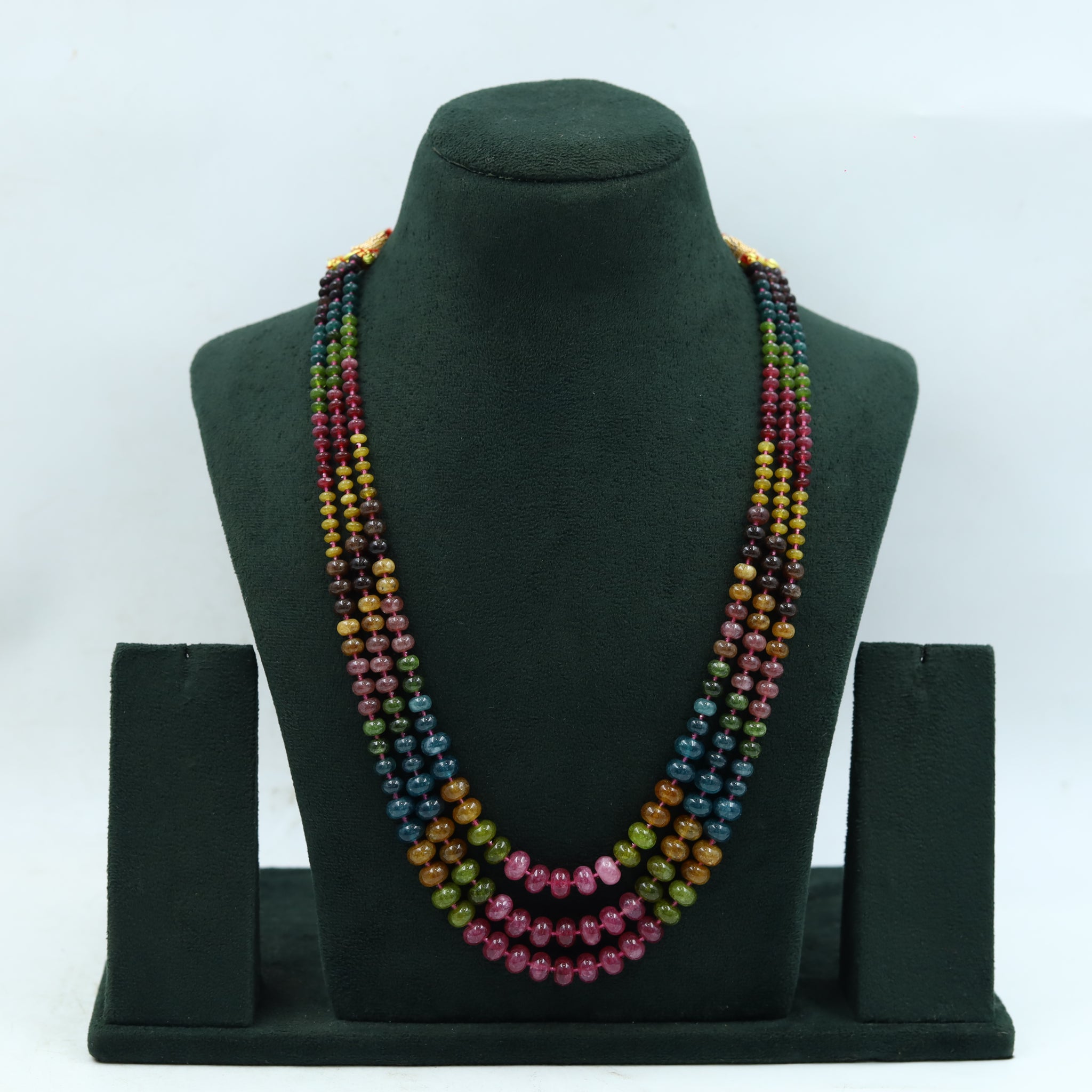 3 Line Colorful Pearl Mala 14969-35