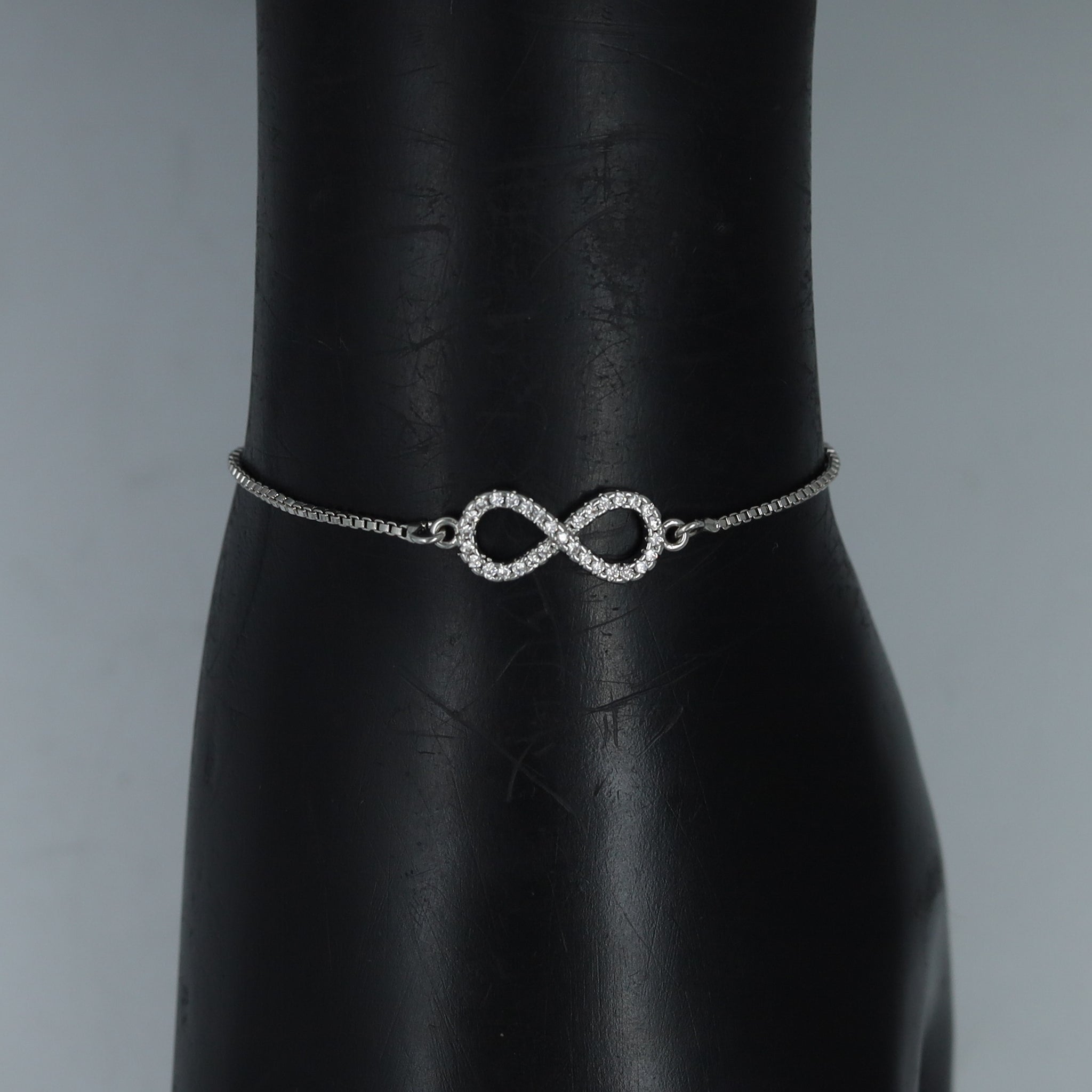 Infinity Zircon/AD Bracelet 11565-88