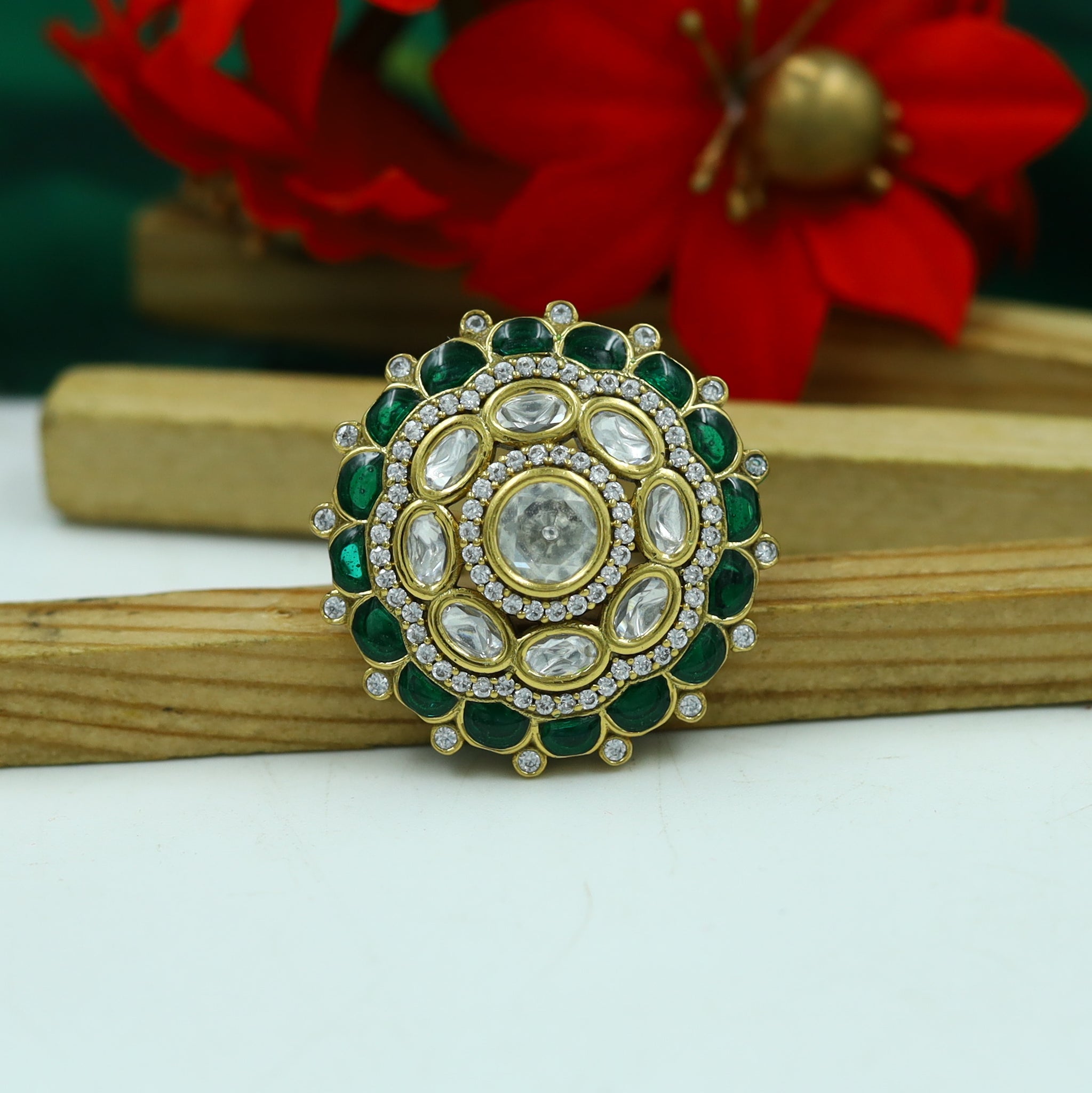 Kundan Ring 15471-34