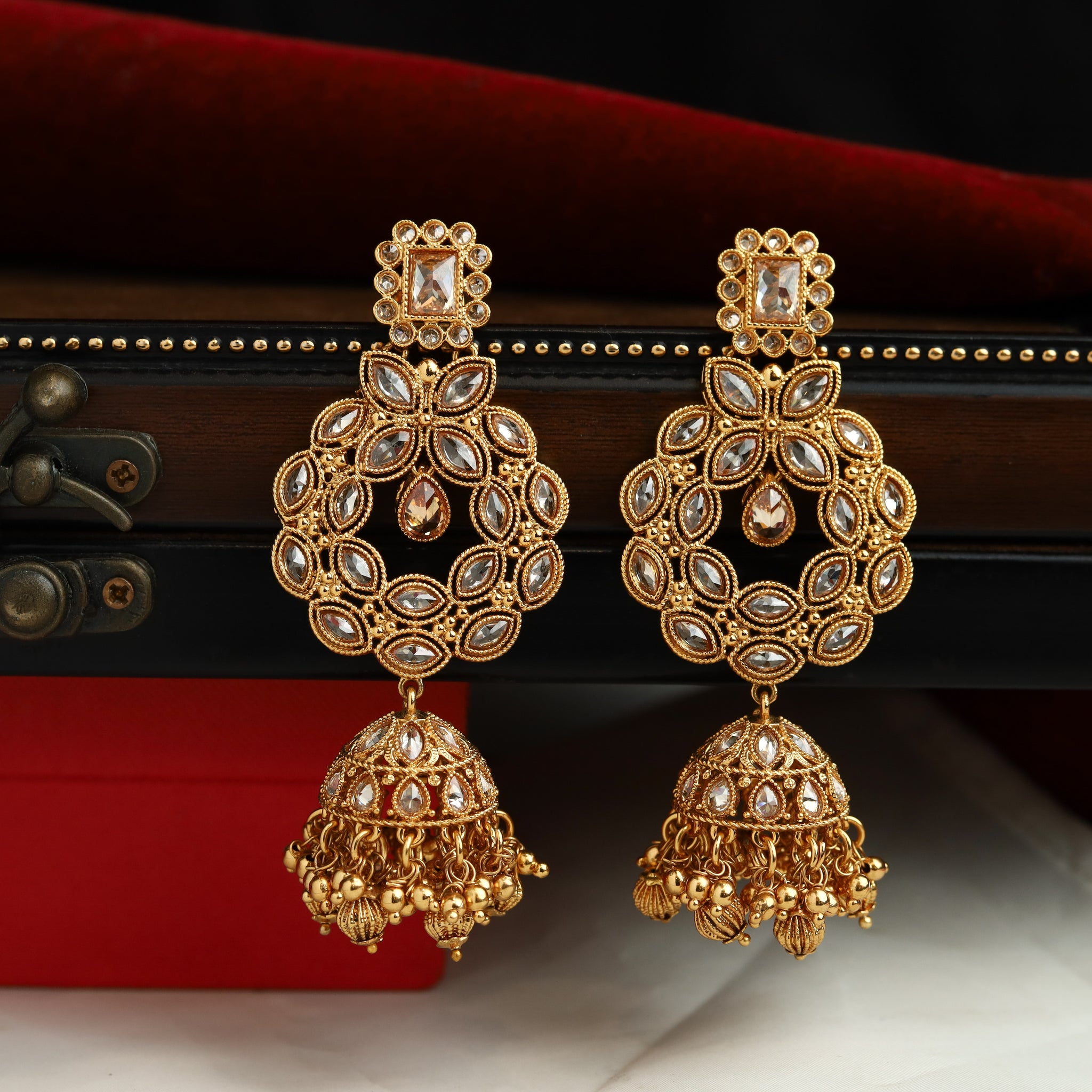 Traditional Gold Look Earring 12914-9533