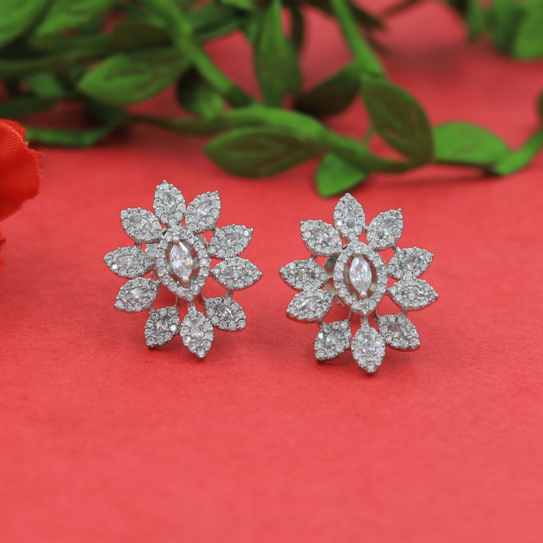 Tops/Studs Zircon/AD Earring 16297-69