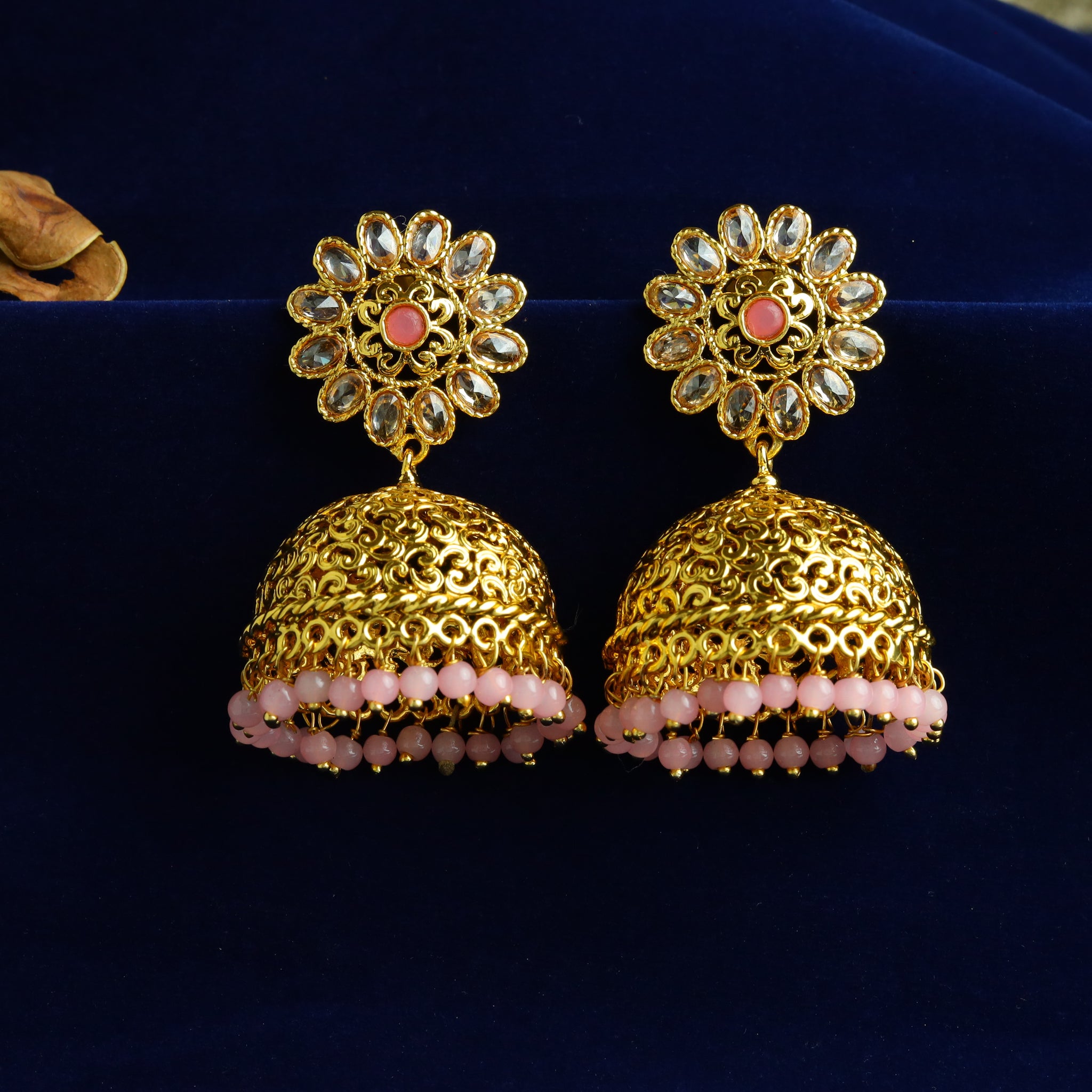 Gold plated jhumki 9391-100