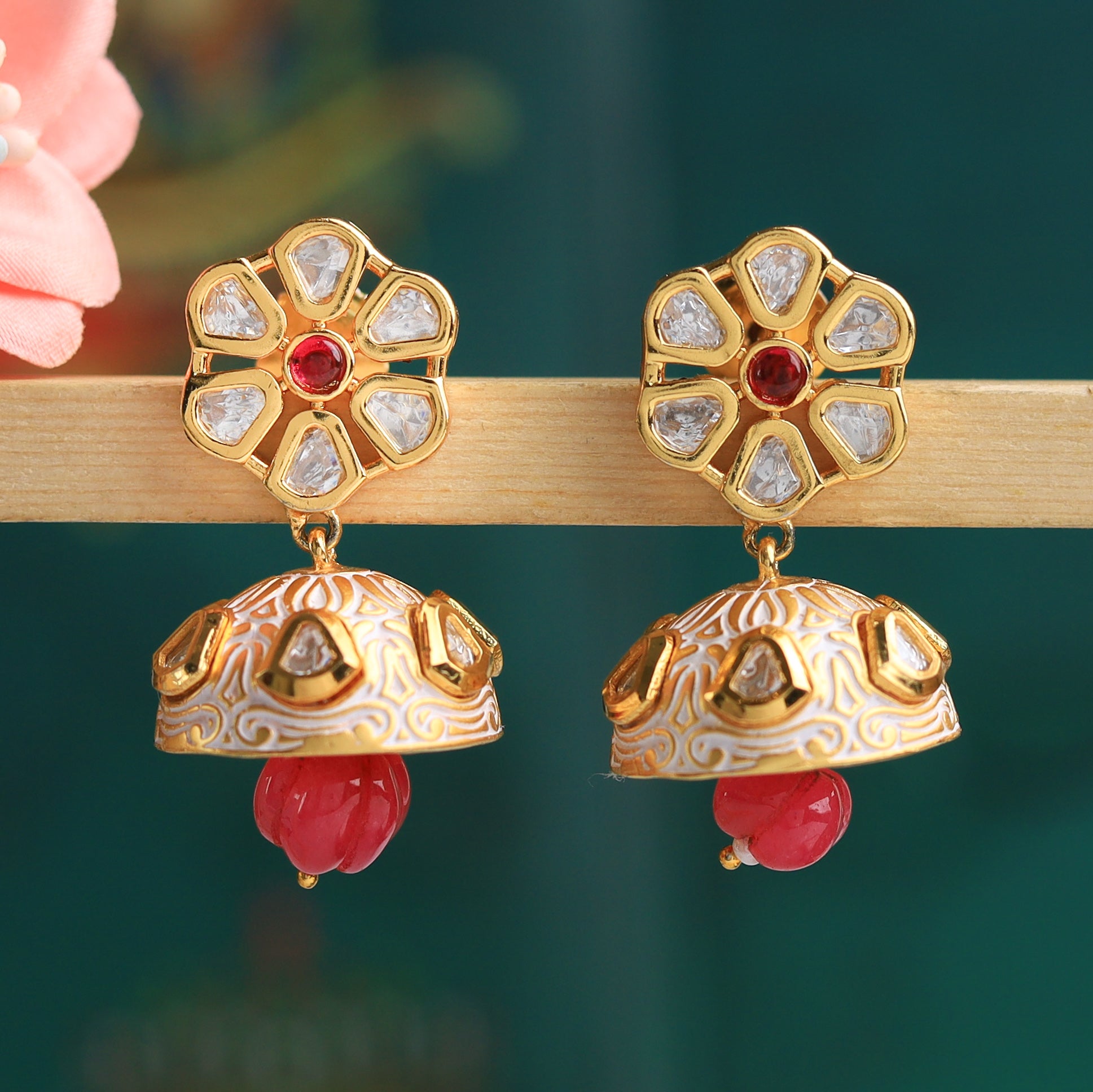 Jhumki Kundan Earring 8741-100