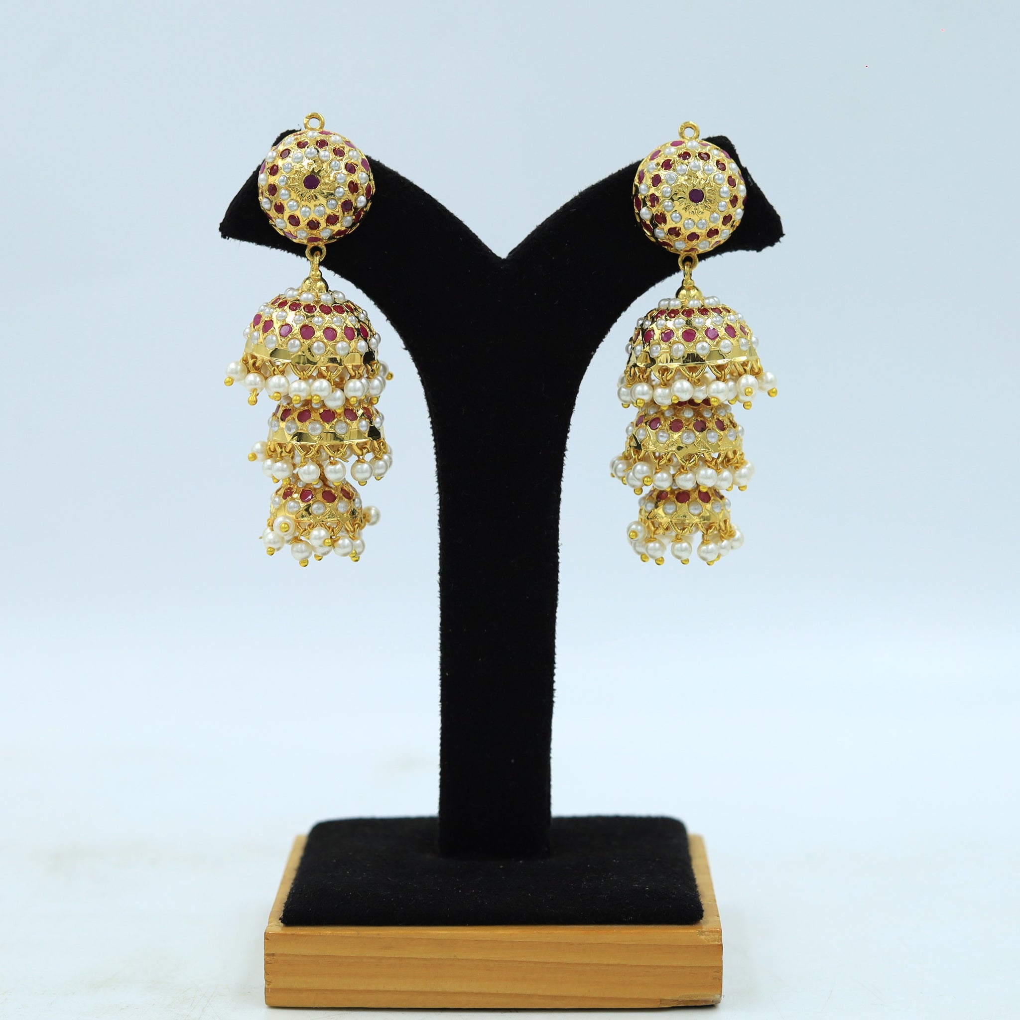 Jhumki Jadau Earring 16006-65