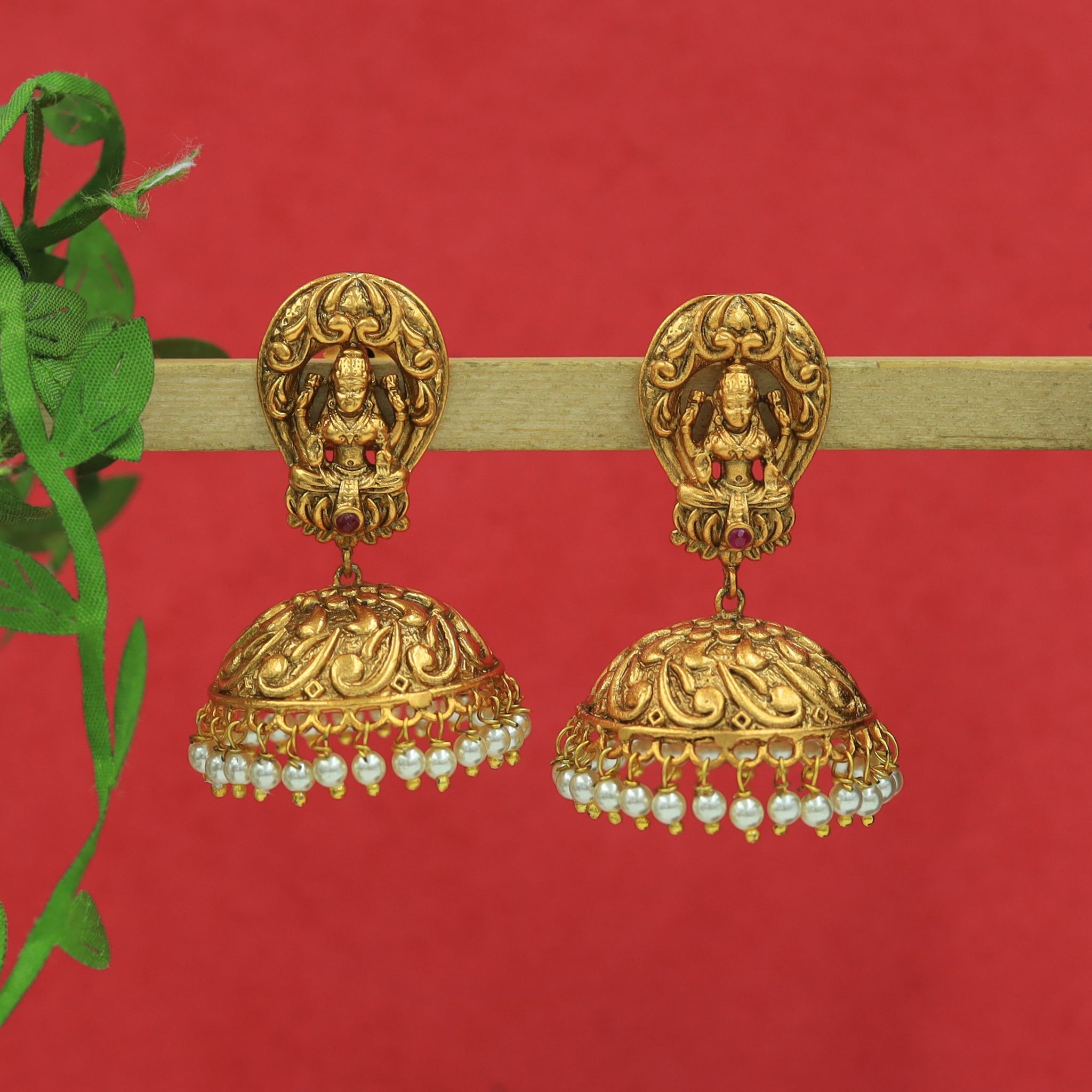 Ruby Temple Earring 3510-7575