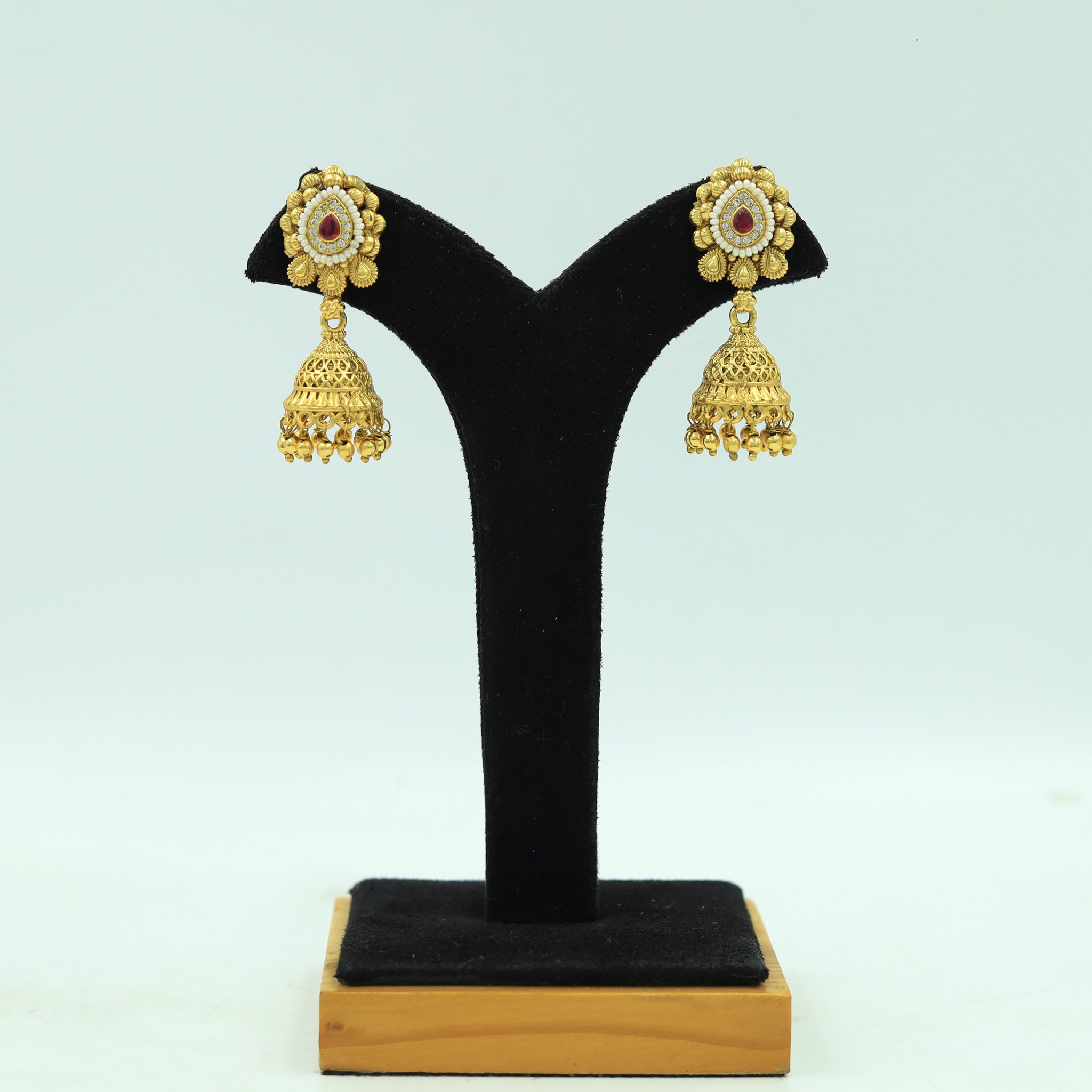 Jhumki Antique Earring 13662-100