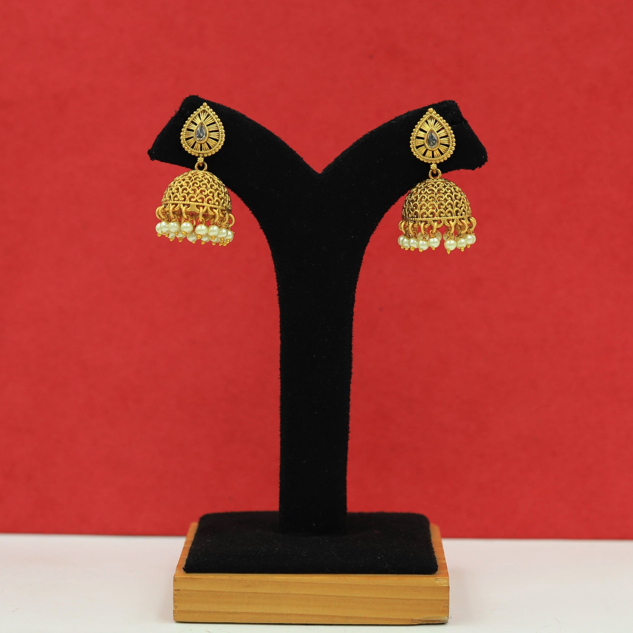 Jhumki Antique Earring 3876-28