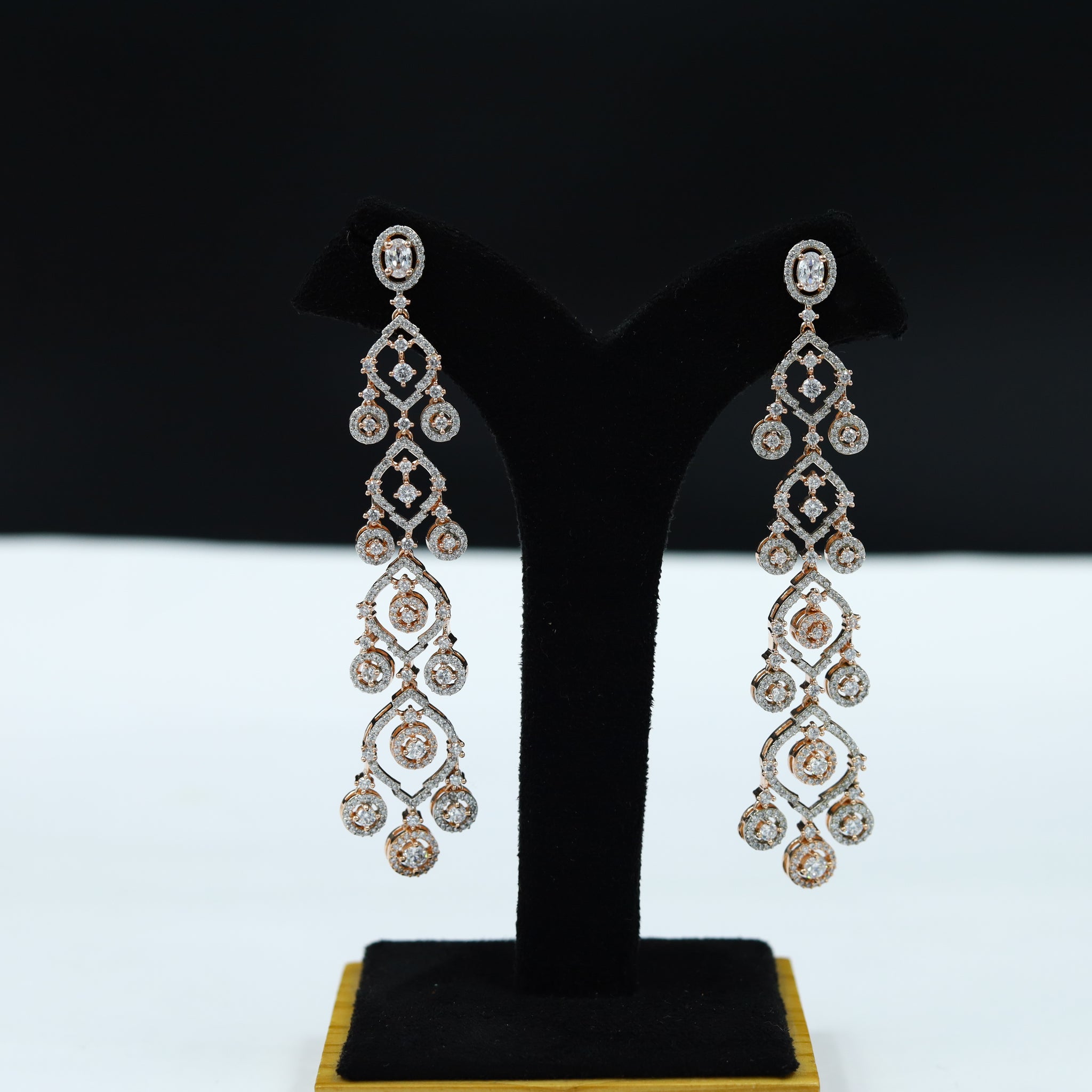 Danglers Zircon/AD Earring 4206-69