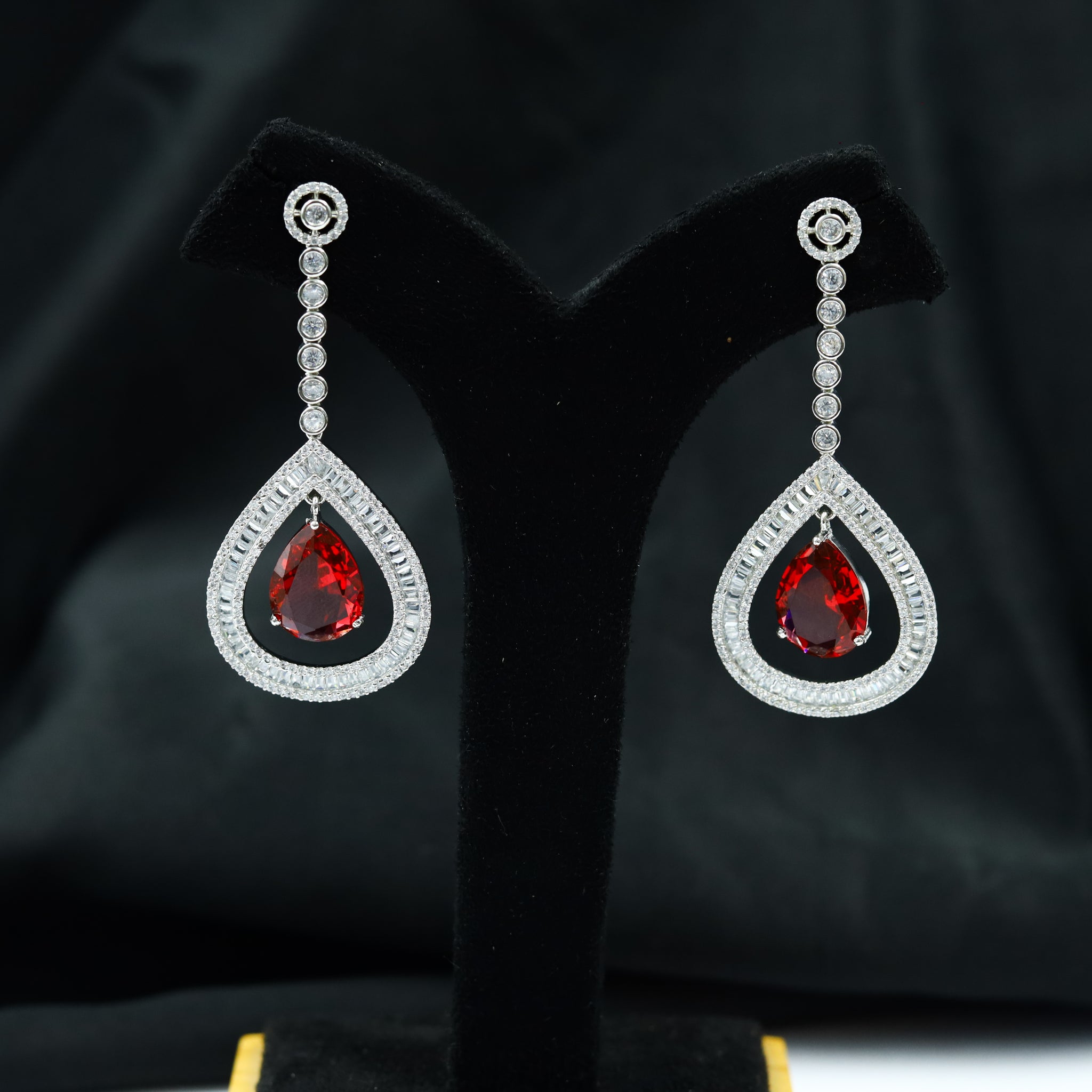 Danglers Zircon/AD Earring 6050-08