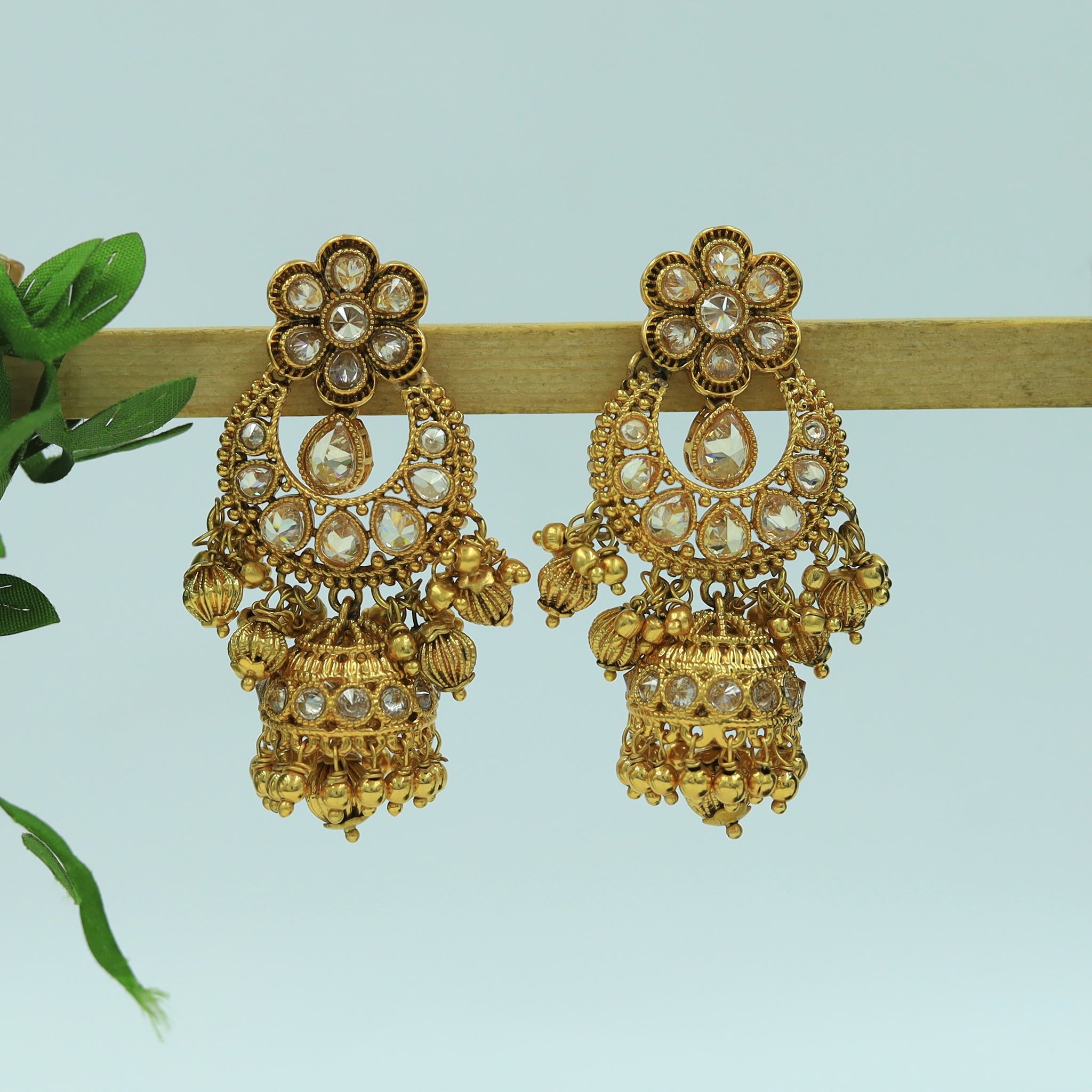 Champagne Gold Look Earring 7712-1371