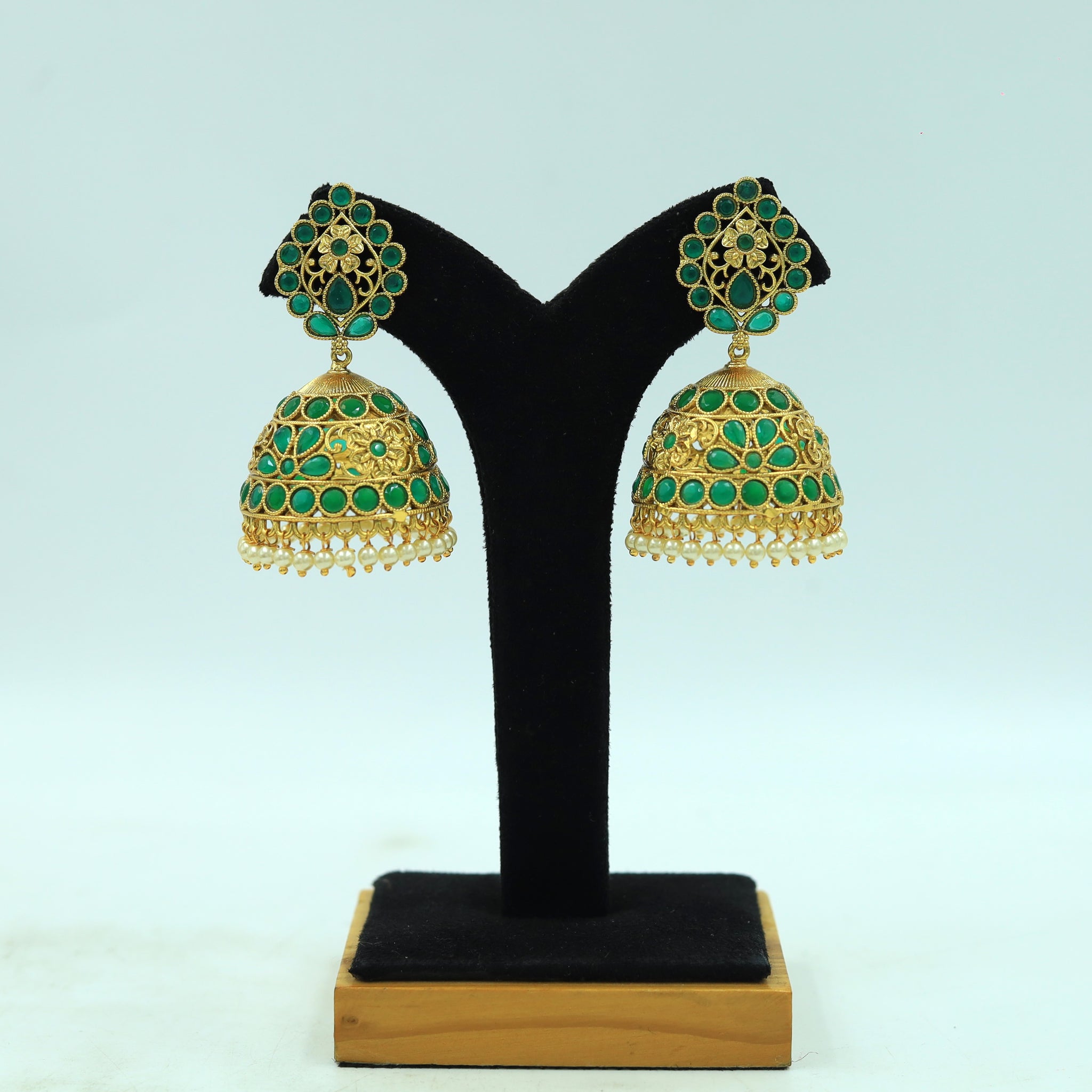 Green Gold Look Earring 9756-4834