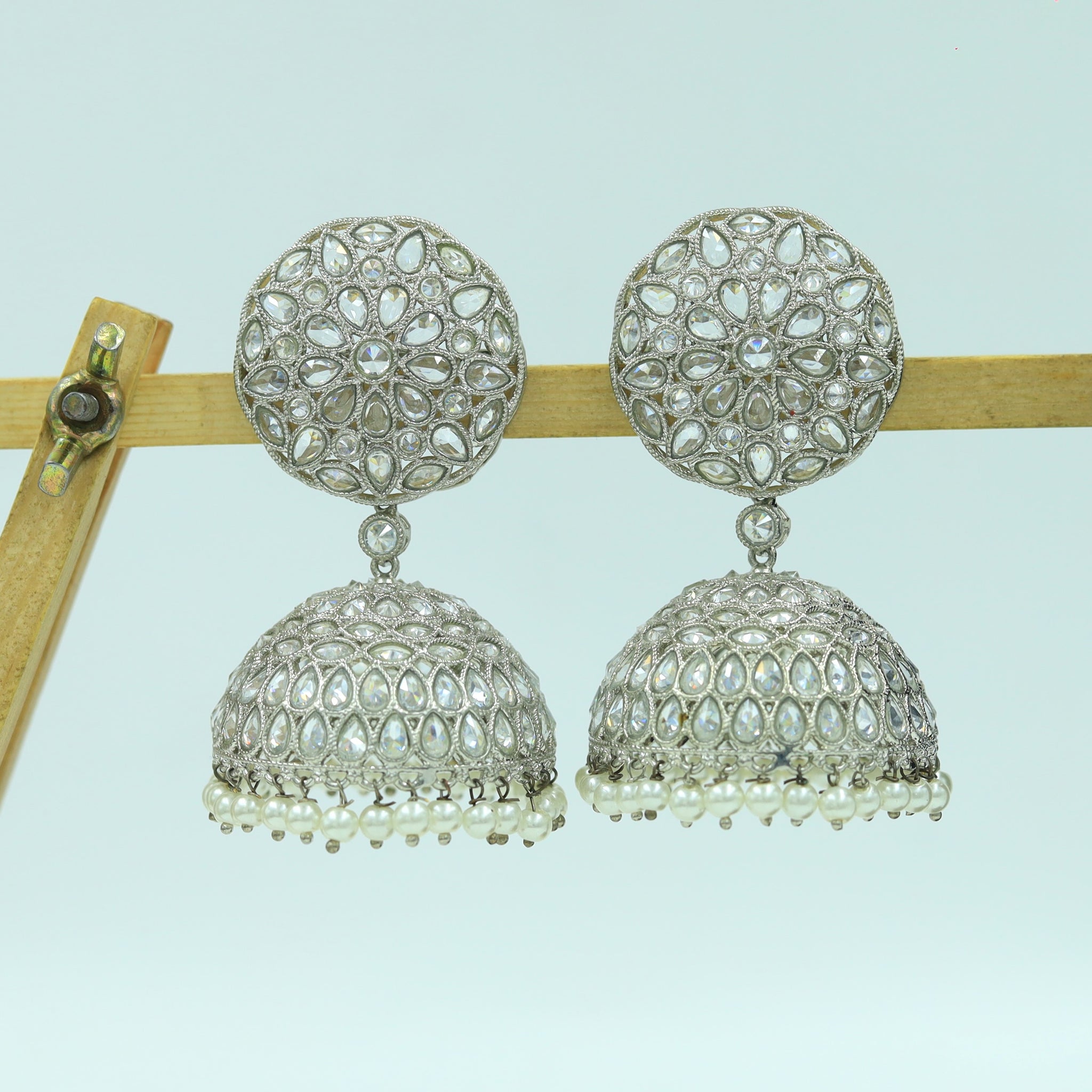 Silver Gold Look Earring 17952-5134